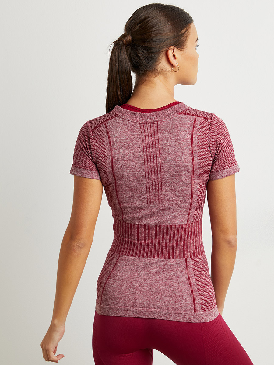 بلوزة رياضية بأكمام قصيرة من ستايلي-sports-women-clothing-tshirtsandvests-image-3