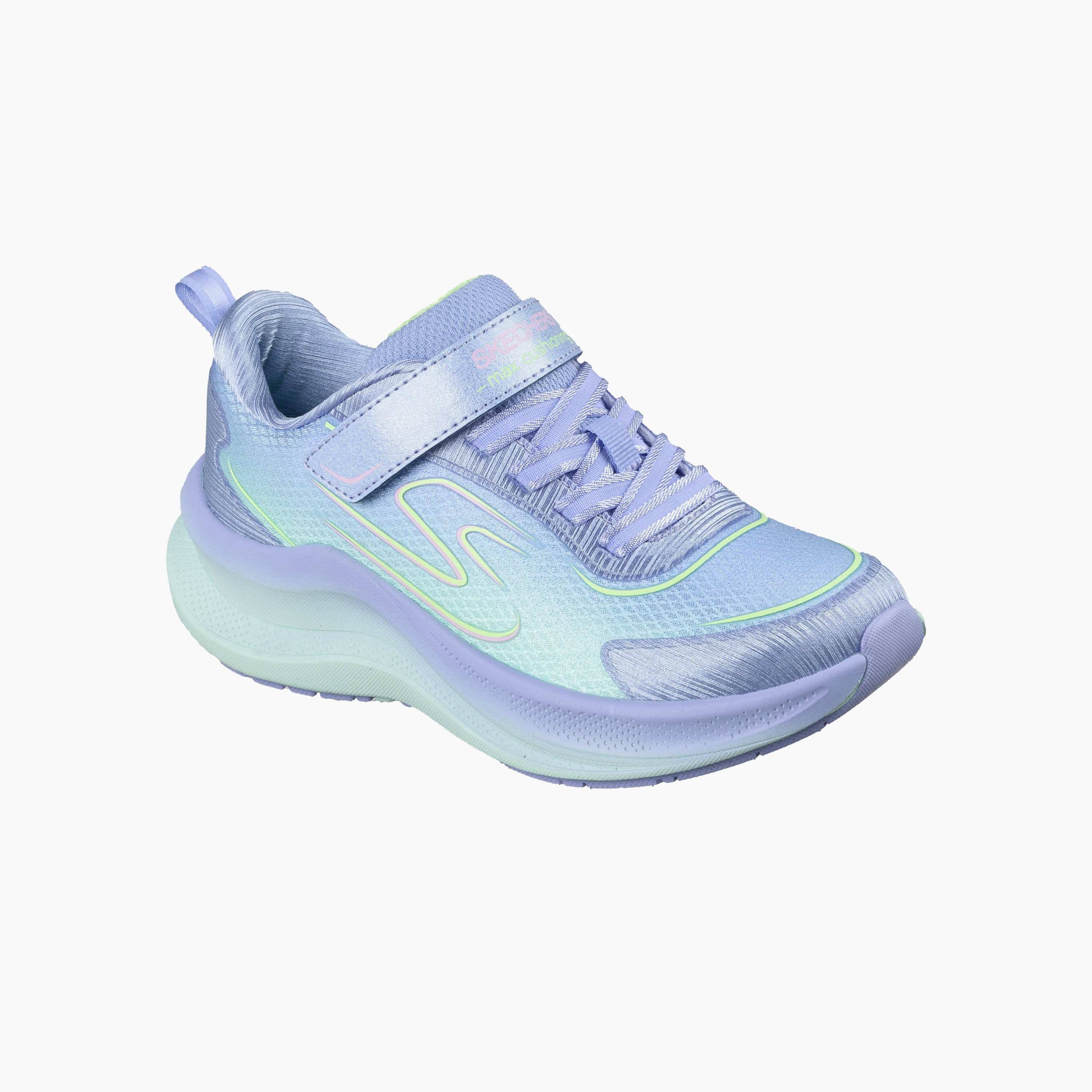 Skechers Girls MAX CUSHIONING ASCEND Hook & Loop Sports Shoes-girls-shoes-sneakers-image-5