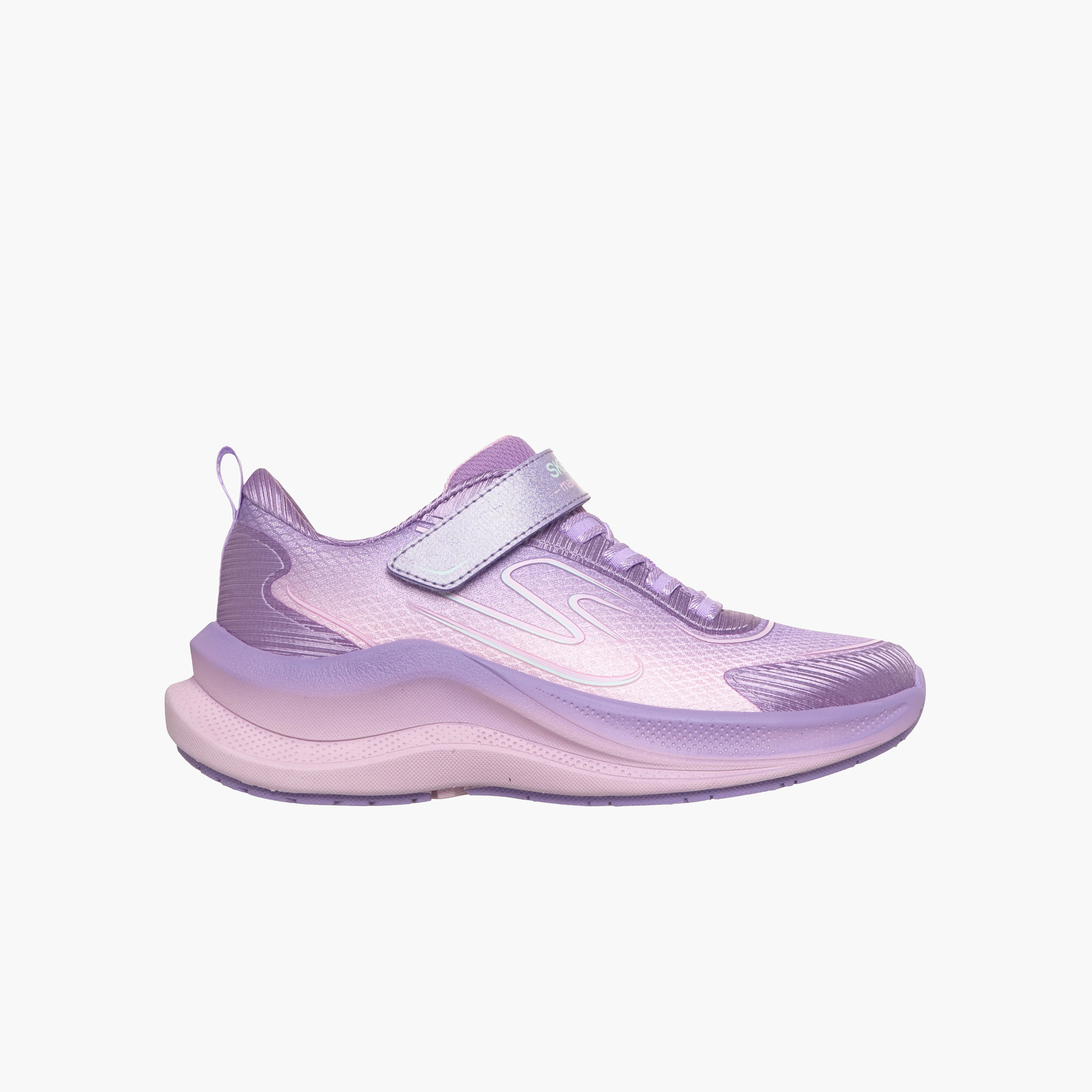 Skechers Girls MAX CUSHIONING ASCEND Hook & Loop Sports Shoes-girls-shoes-sneakers-image-1