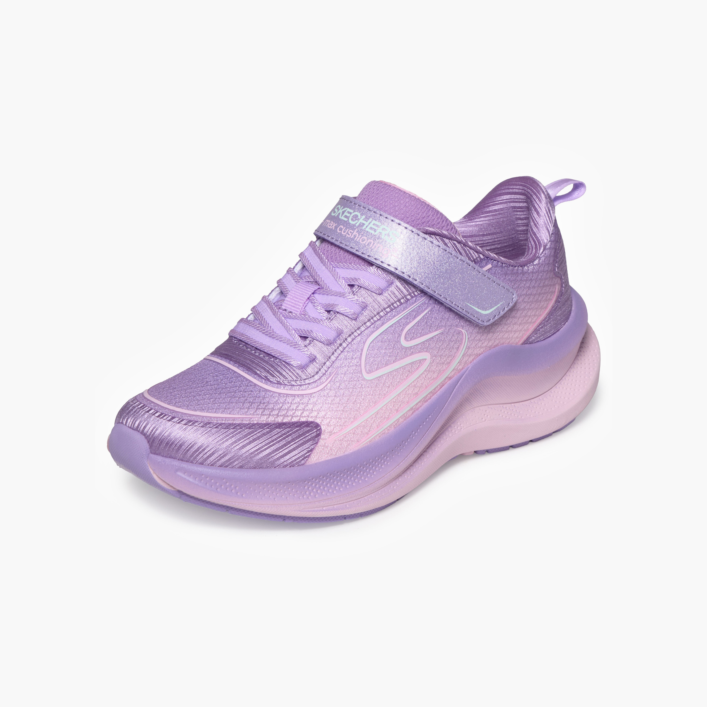 Skechers Girls MAX CUSHIONING ASCEND Hook & Loop Sports Shoes-girls-shoes-sneakers-image-3