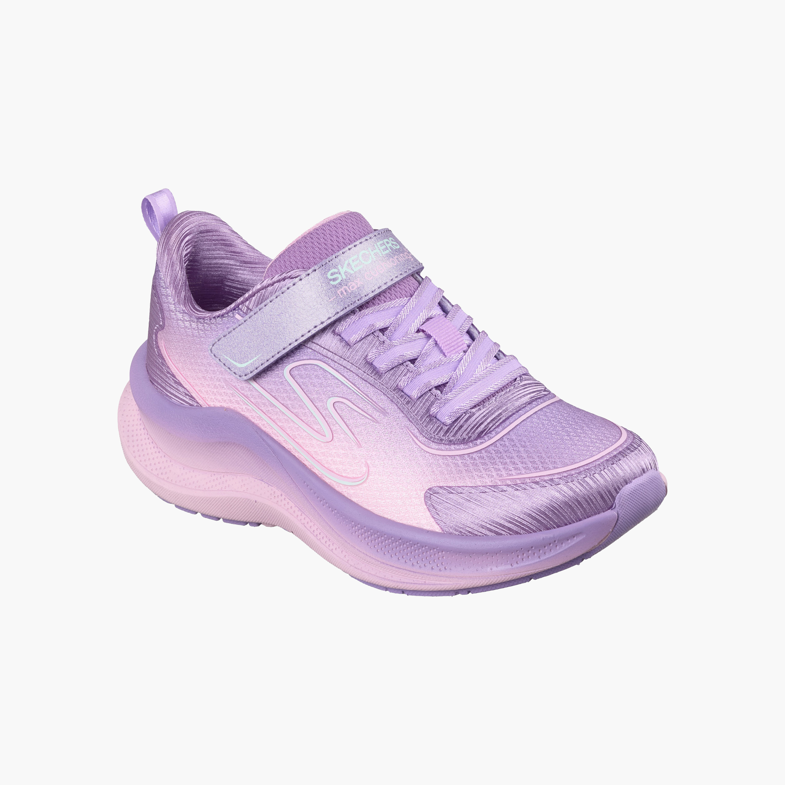 Skechers Girls MAX CUSHIONING ASCEND Hook & Loop Sports Shoes-girls-shoes-sneakers-image-5