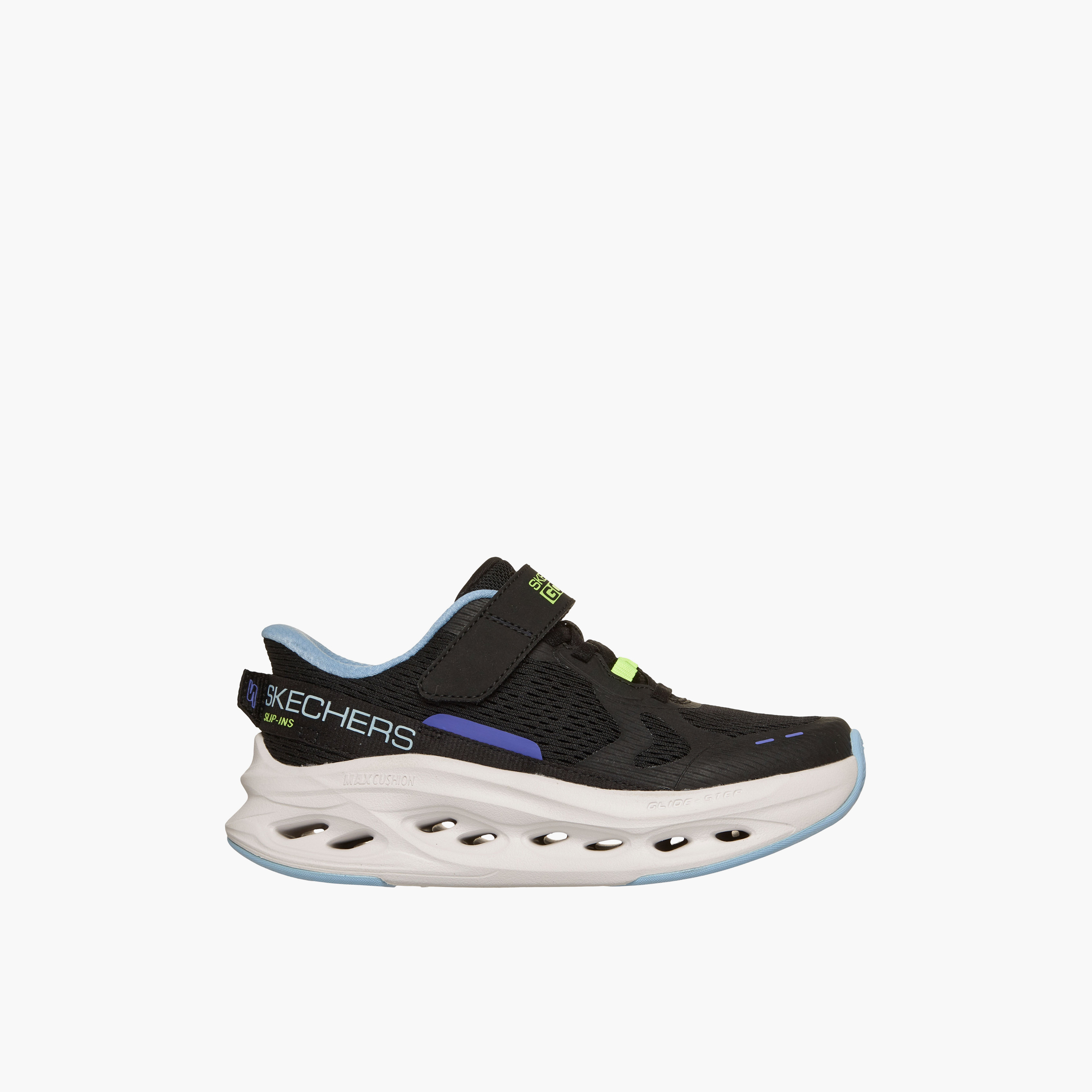 Skechers Girls MAX CUSHIONING GLIDE-STEP Hook & Loop Sneakers-girls-shoes-sports-image-3