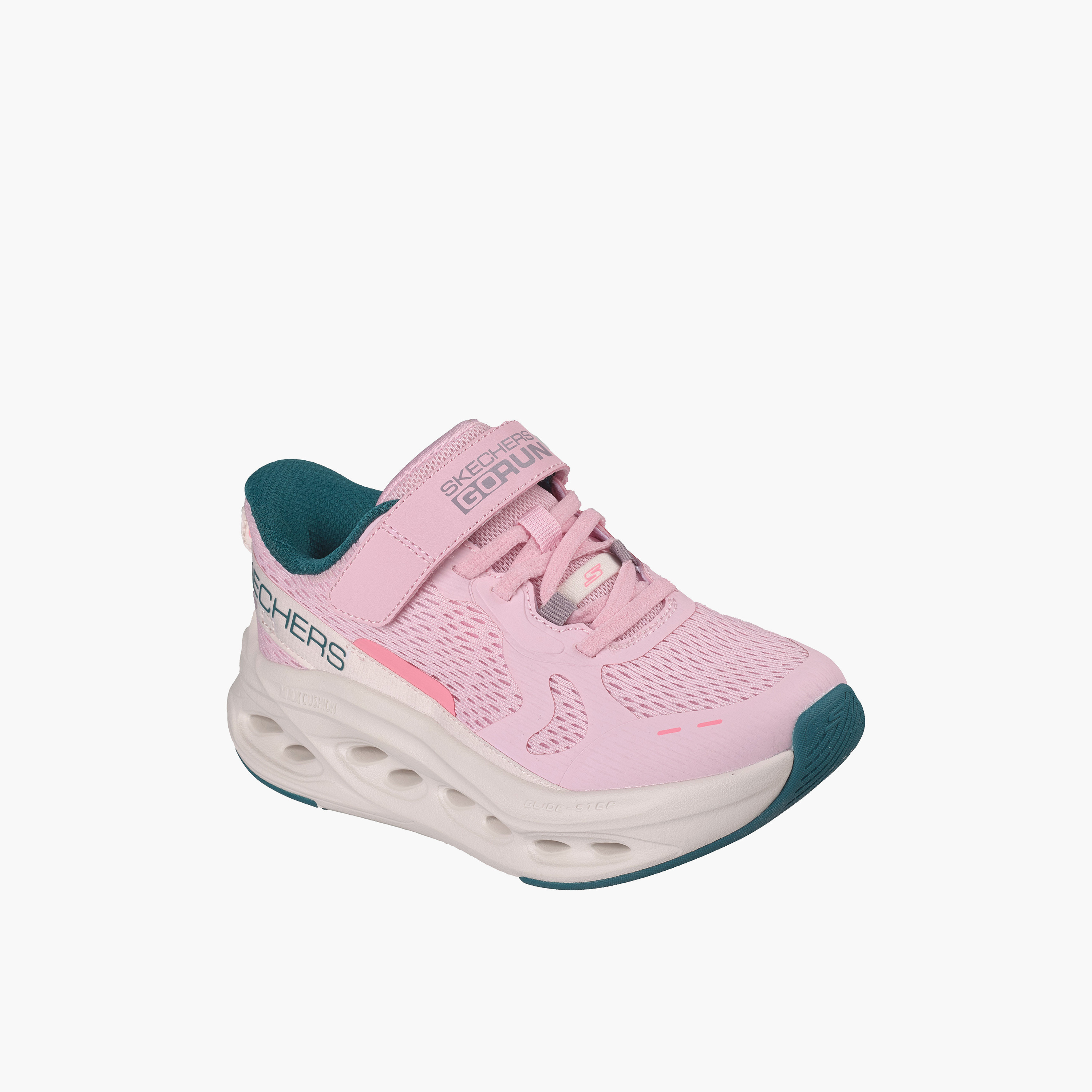 Skechers Girls MAX CUSHIONING GLIDE-STEP Hook & Loop Sneakers-girls-shoes-sports-image-1