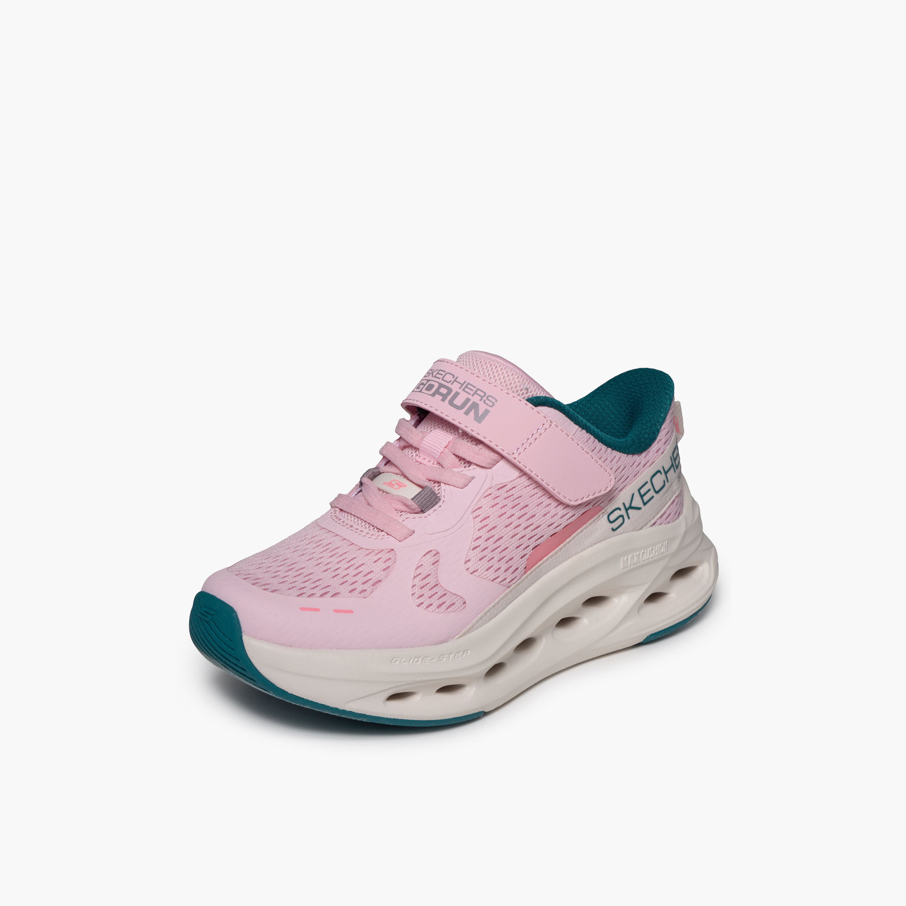 Skechers Girls MAX CUSHIONING GLIDE-STEP Hook & Loop Sneakers-girls-shoes-sports-image-4