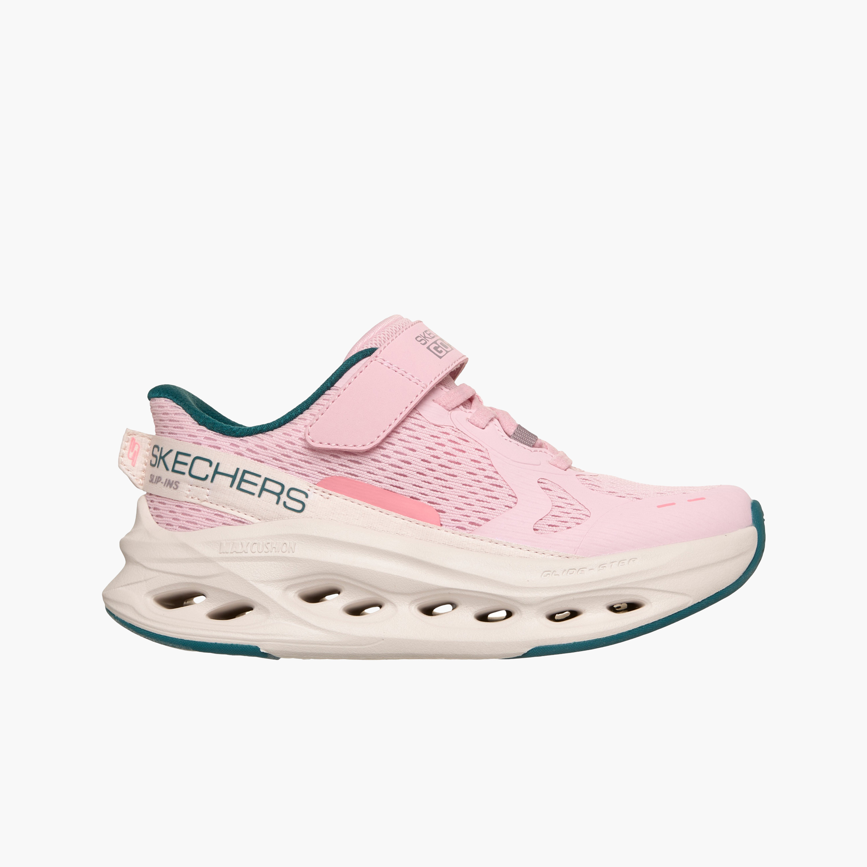Skechers Girls MAX CUSHIONING GLIDE-STEP Hook & Loop Sports Shoes-girls-shoes-sneakers-image-1