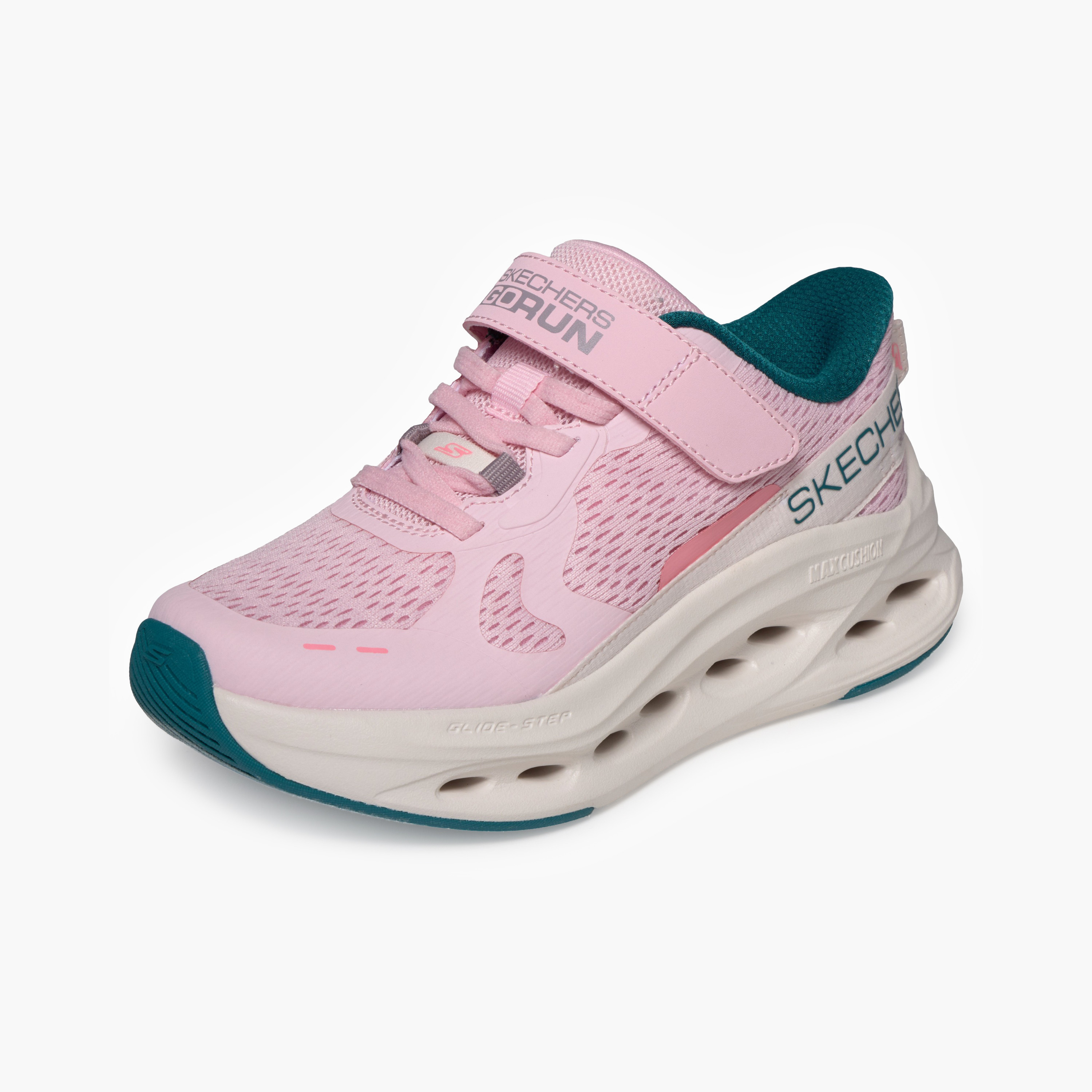 Skechers Girls MAX CUSHIONING GLIDE-STEP Hook & Loop Sports Shoes-girls-shoes-sneakers-image-3