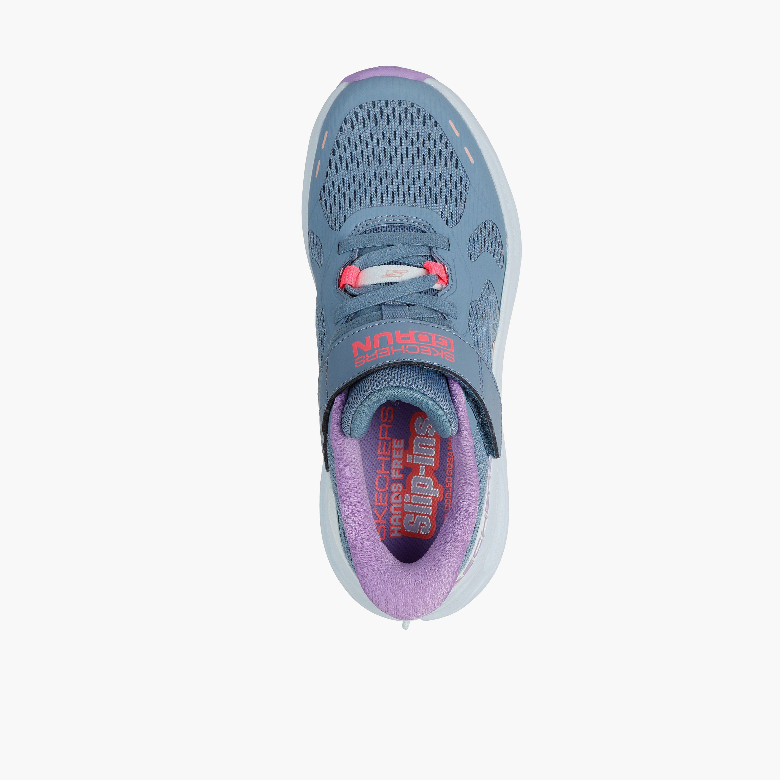 Skechers Girls Max Cushioning Glide-Step Hook & Loop Sneakers-girls-shoes-sports-image-2