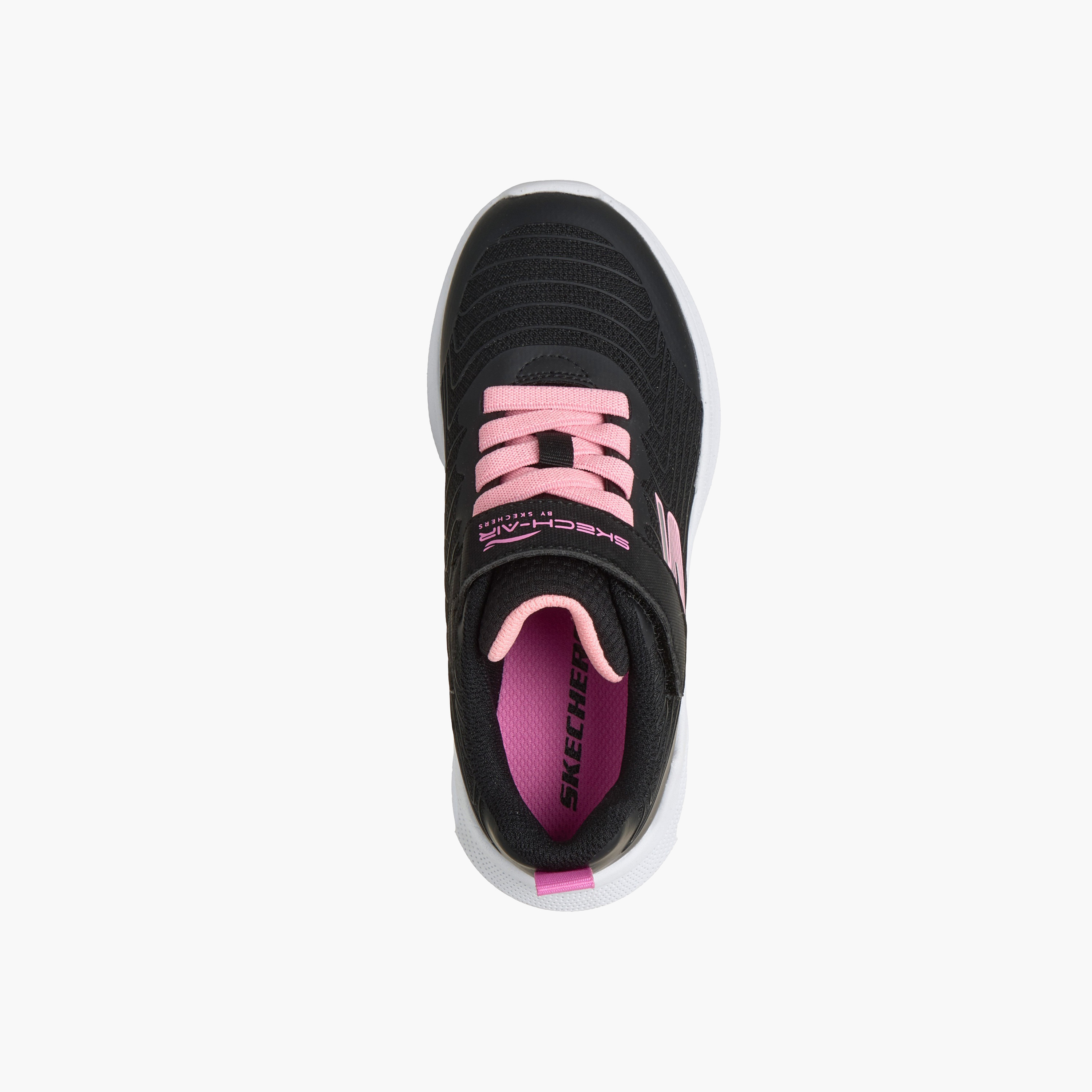 Skechers Girls MICROSPEC MAX VELOCITY Hook & Loop Sports Shoes-girls-shoes-sneakers-image-2
