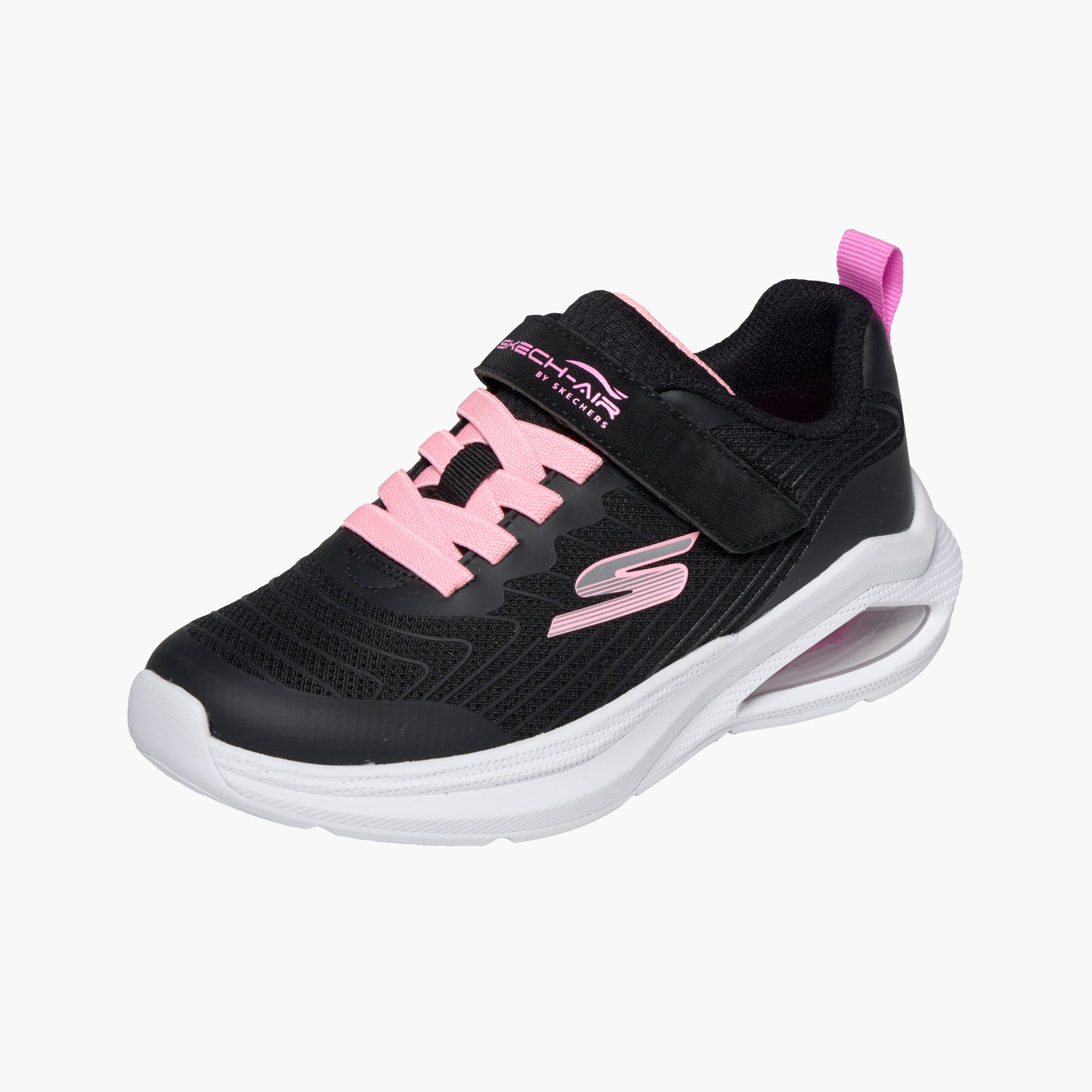 Skechers Girls MICROSPEC MAX VELOCITY Hook & Loop Sports Shoes-girls-shoes-sneakers-image-3