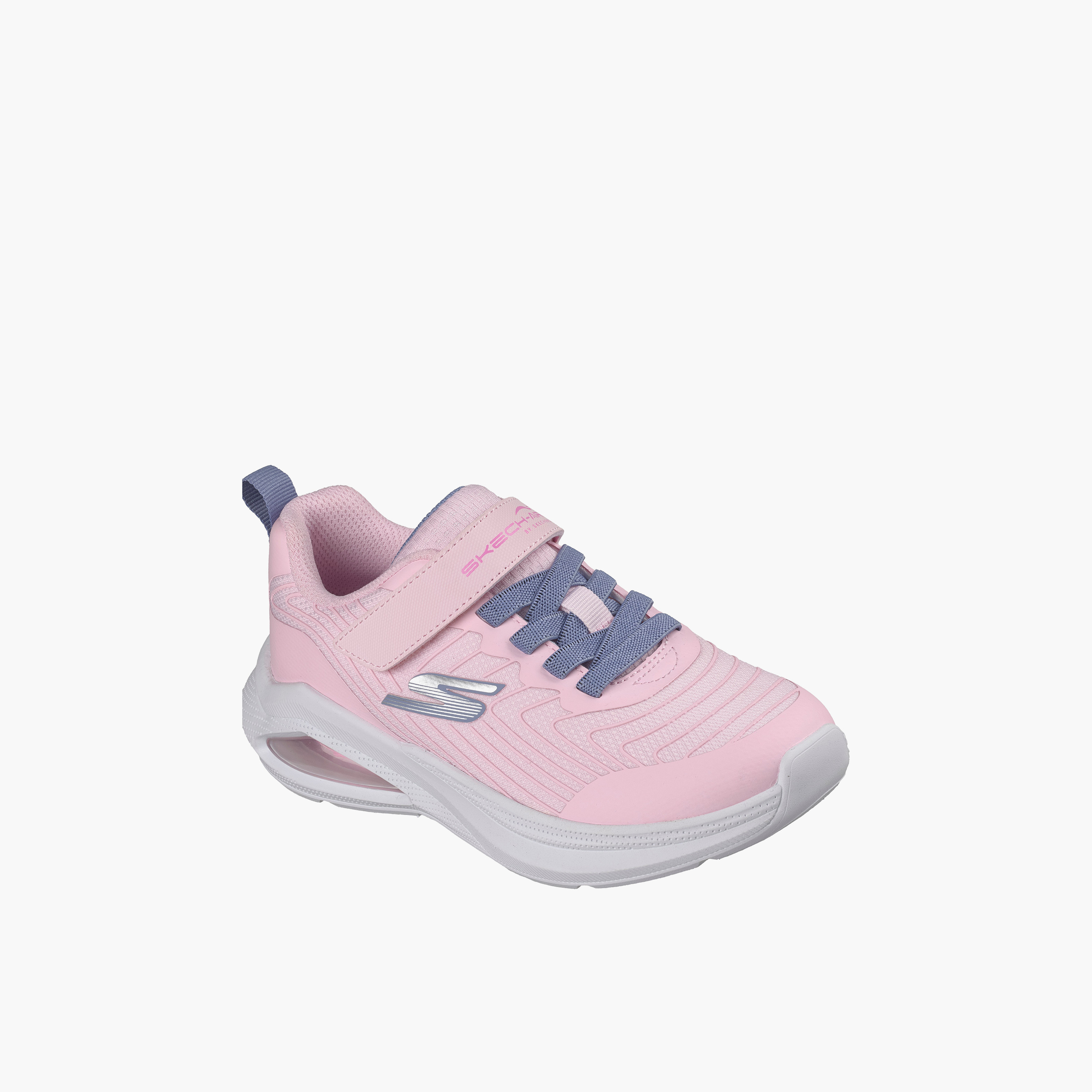 Skechers Girls MICROSPEC MAX VELOCITY Hook & Loop Sneakers-girls-shoes-sports-image-1