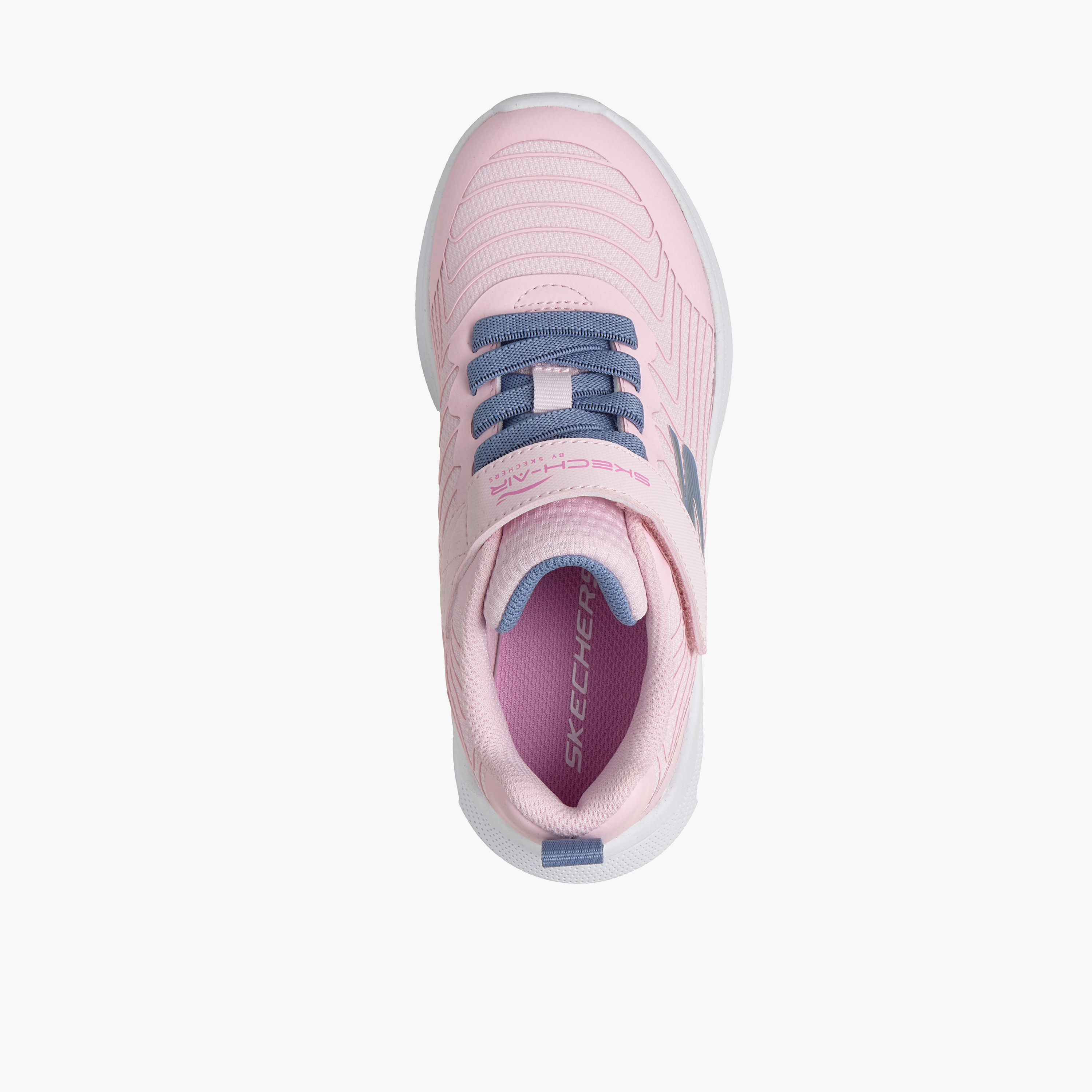 Skechers Girls MICROSPEC MAX VELOCITY Hook & Loop Sneakers-girls-shoes-sports-image-2