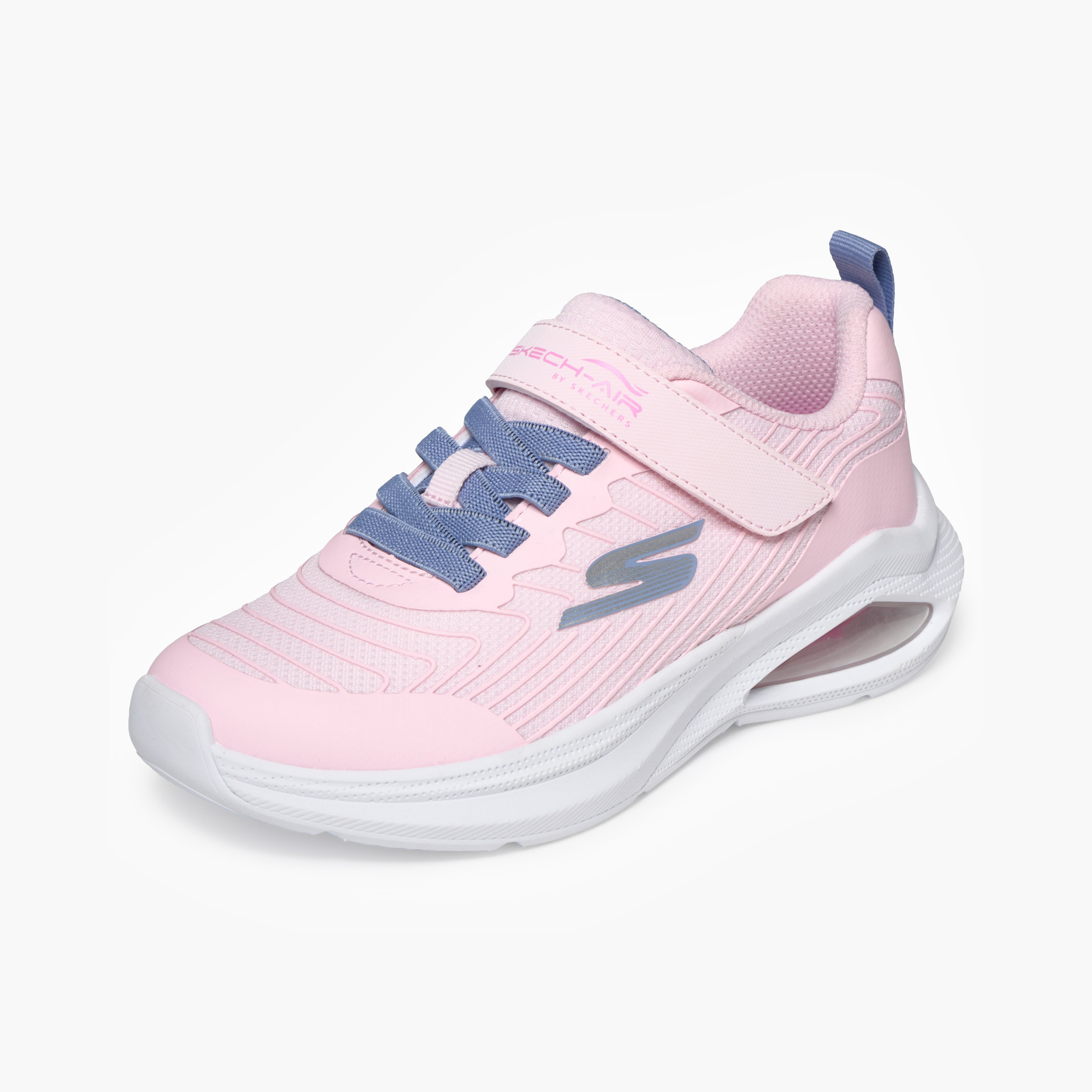 Skechers Girls MICROSPEC MAX VELOCITY Hook & Loop Sports Shoes-sports-girls-shoes-image-3