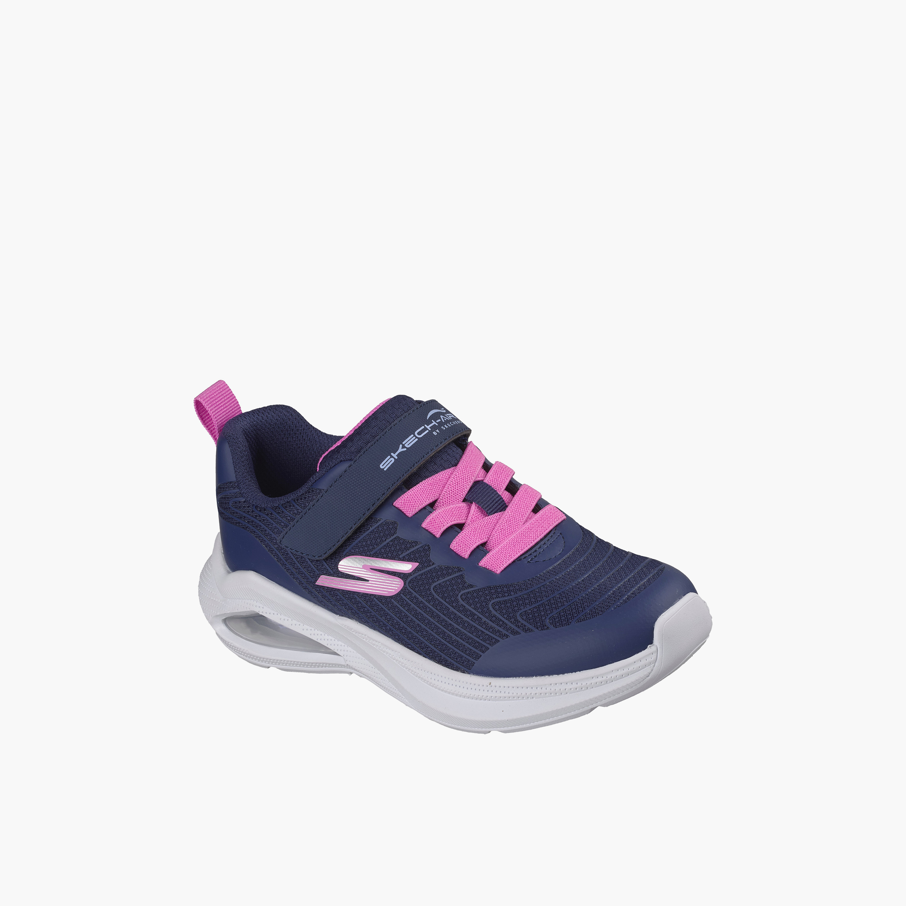 Skechers Girls MICROSPEC MAX VELOCITY Hook & Loop Sneakers-girls-shoes-sports-image-1