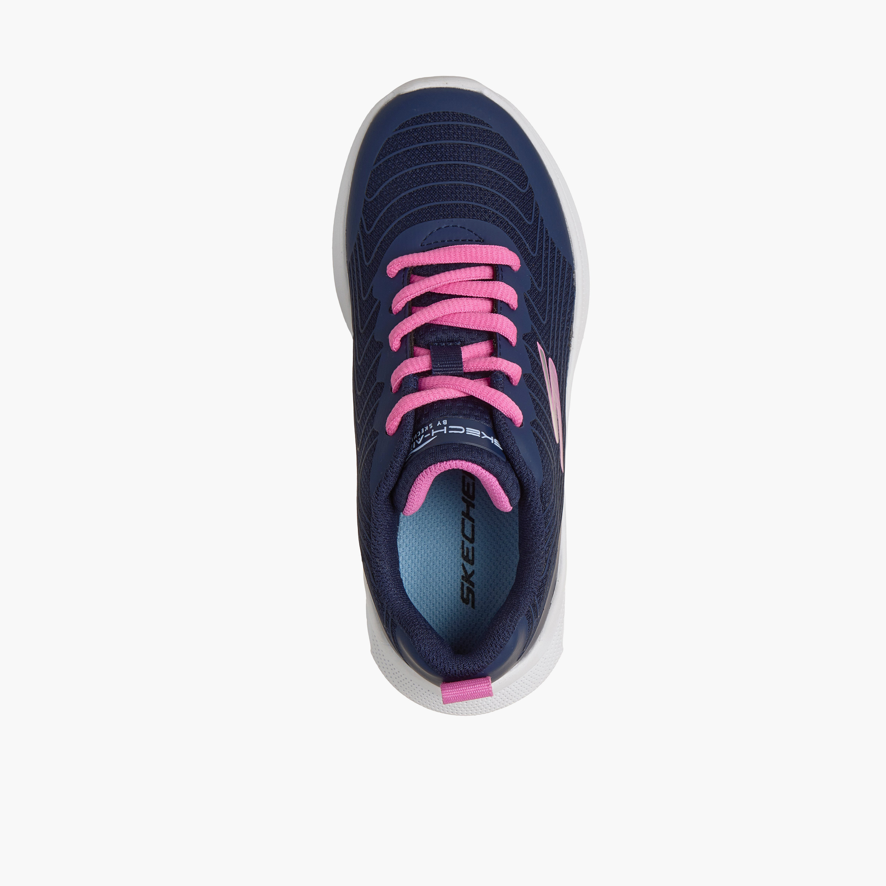 Skechers Girls MICROSPEC MAX VELOCITY Lace-Up Sneakers-girls-shoes-sports-image-2