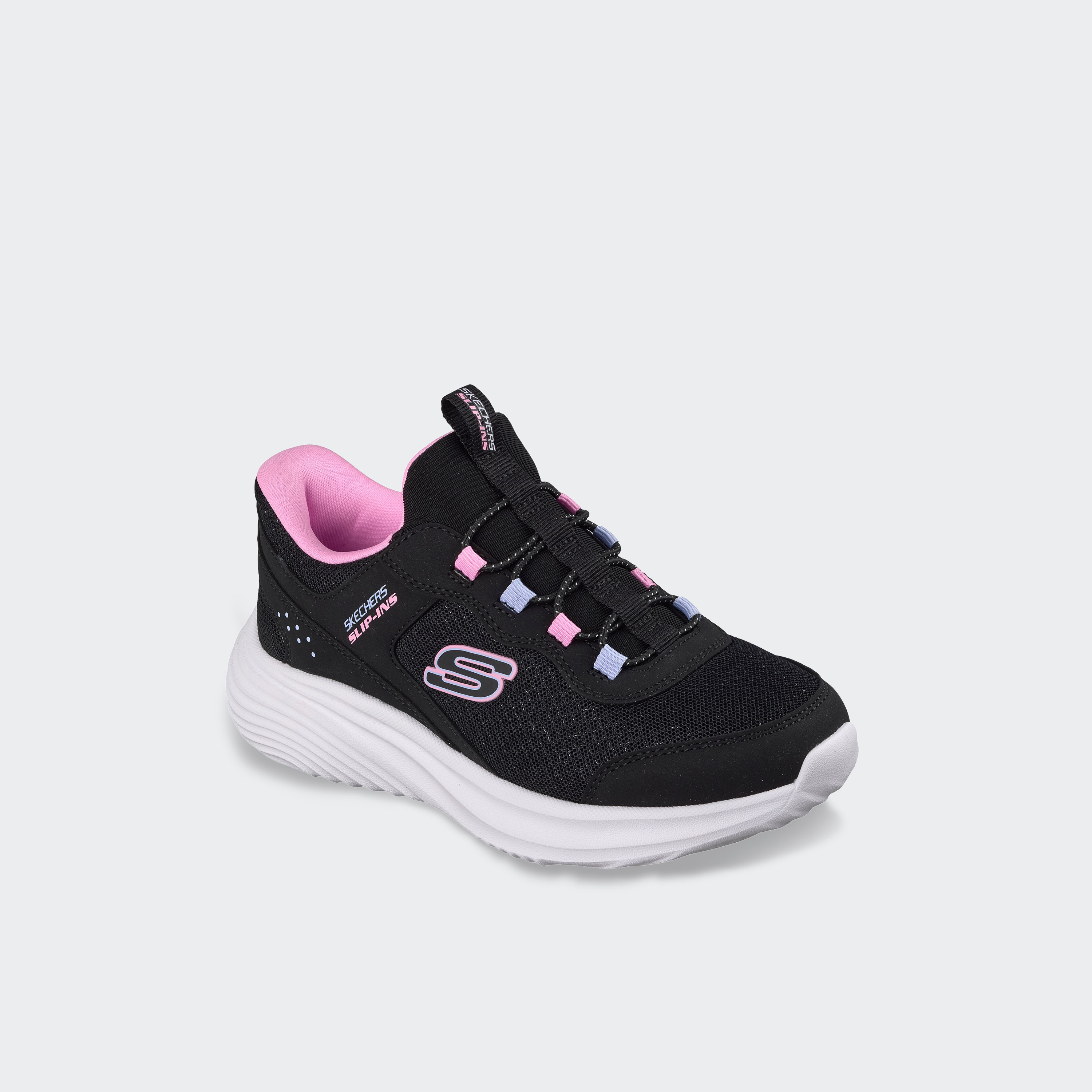 Skechers Girls Bounder Pro Slip-On Ankle Sneakers-girls-shoes-sneakers-image-1