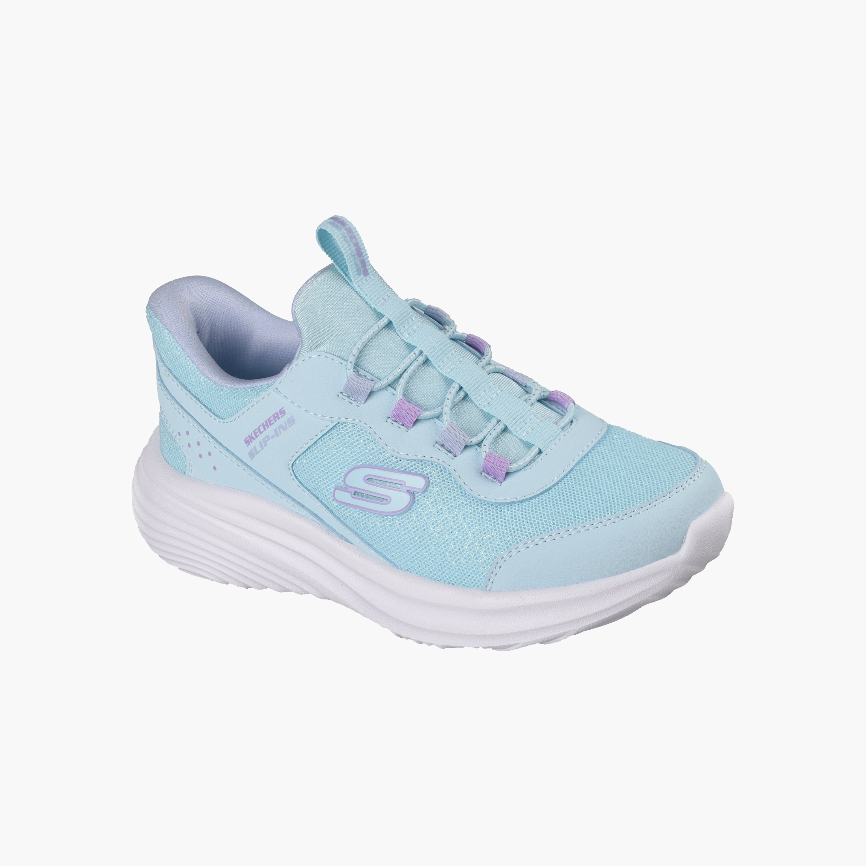 Skechers Girls Bounder Pro Lace-Up Sports Shoes-girls-shoes-sneakers-image-5