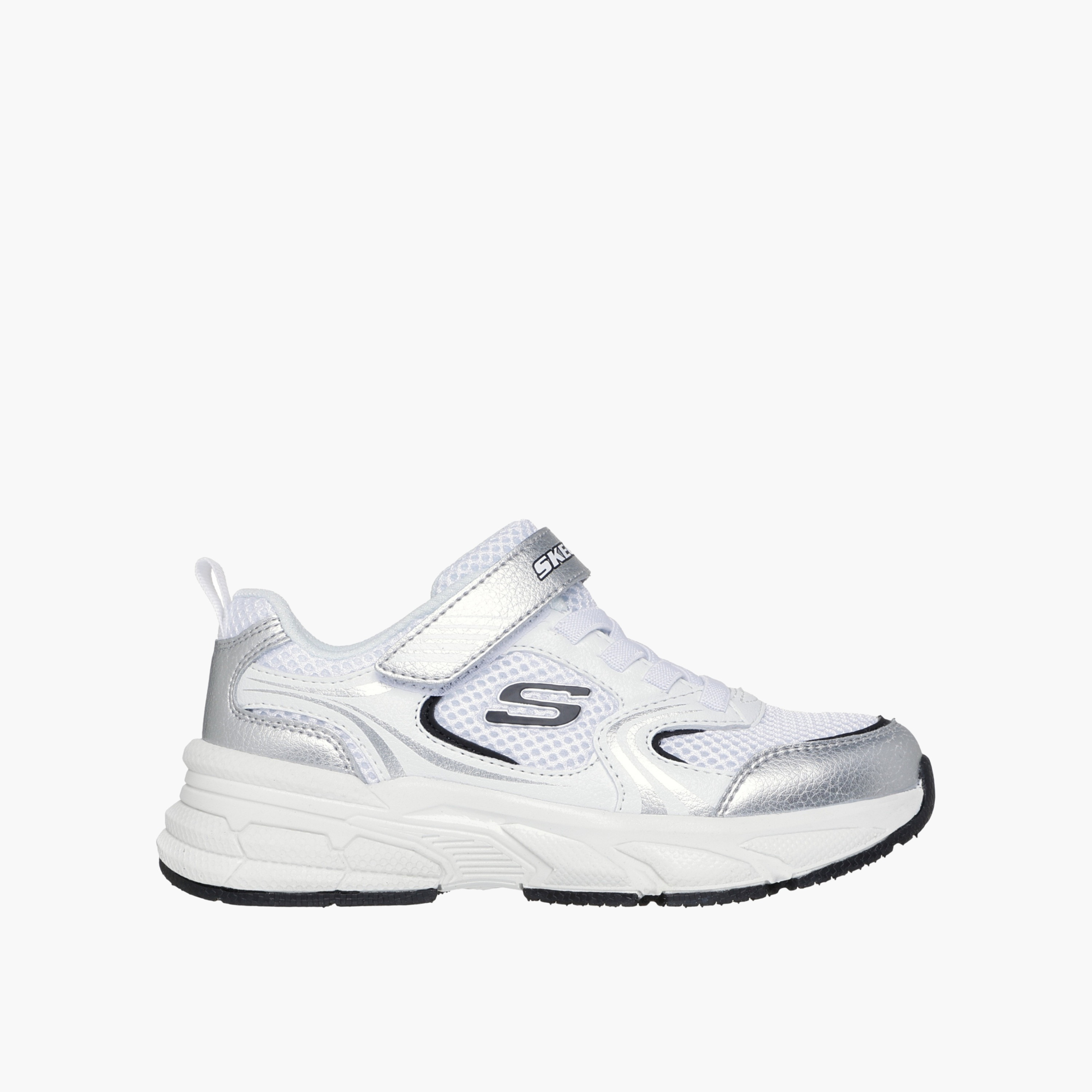 حذاء رياضي بشريط إغلاق لاصق ريترو-جراف للبنات من سكيتشرز-girls-shoes-sneakers-image-1