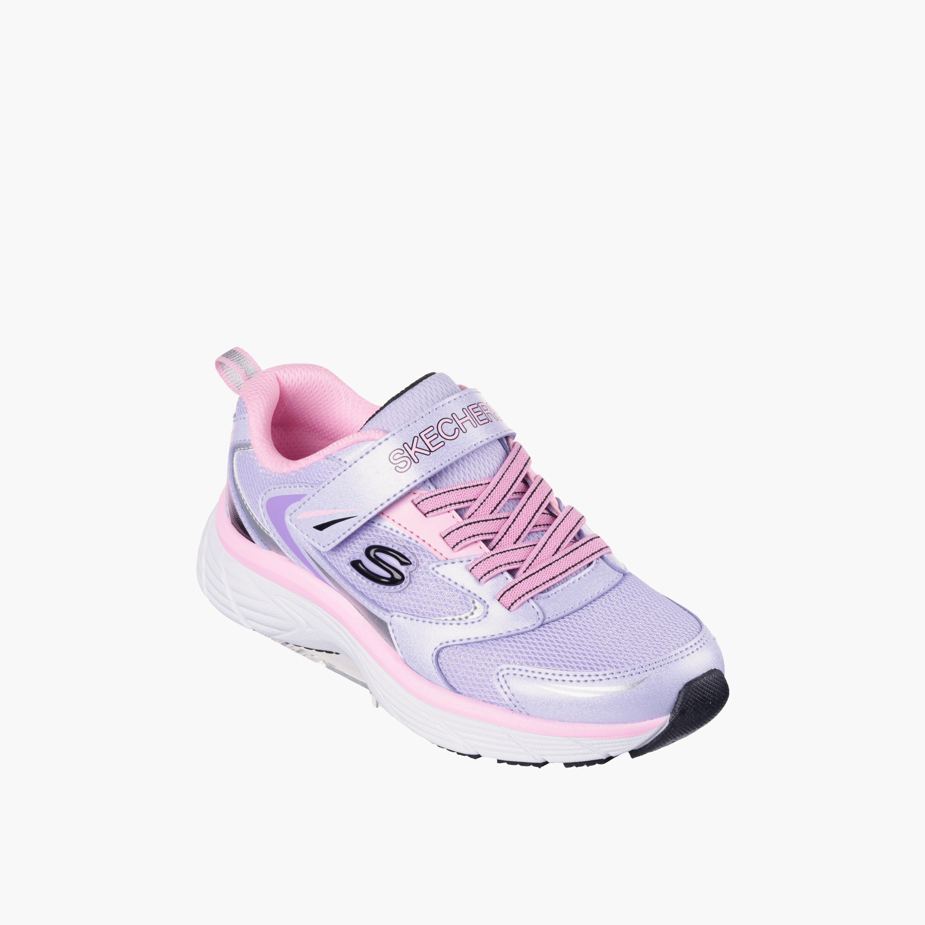 Skechers Girls Hook & Loop Sports Shoes-girls-shoes-sports-image-1
