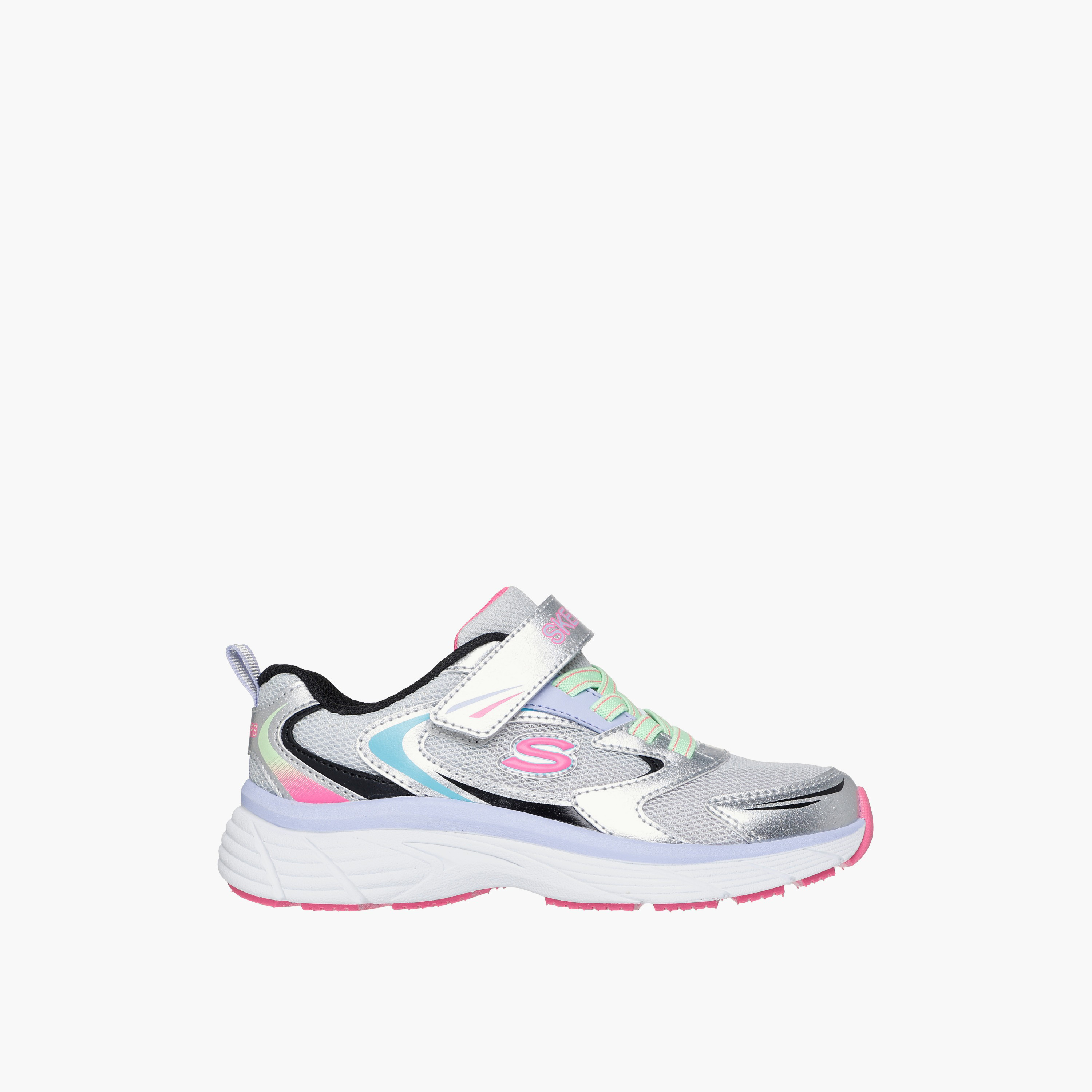 Skechers Girls Hook & Loop Sports Shoes-girls-shoes-sports-image-2