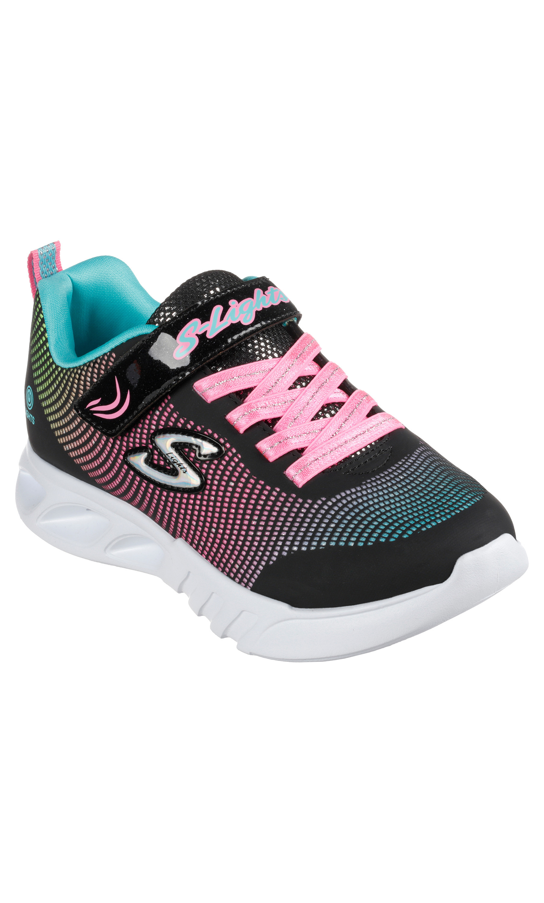 Skechers S Lights: Flicker Flash Girls Sneakers 303700L-girls-shoes-sneakers-image-1