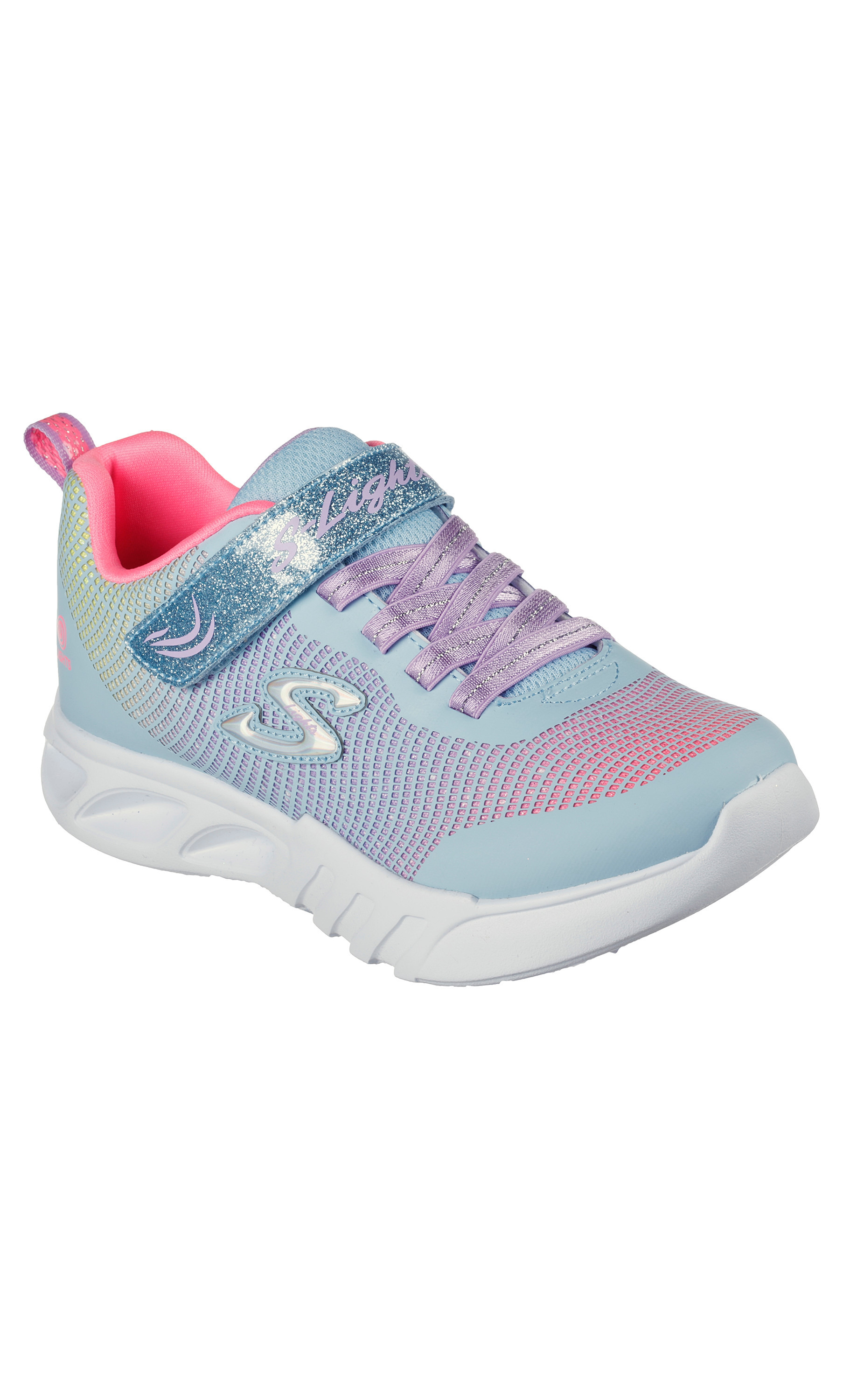 Skechers S Lights: Flicker Flash Girls Sneakers 303700L-girls-shoes-sneakers-image-2