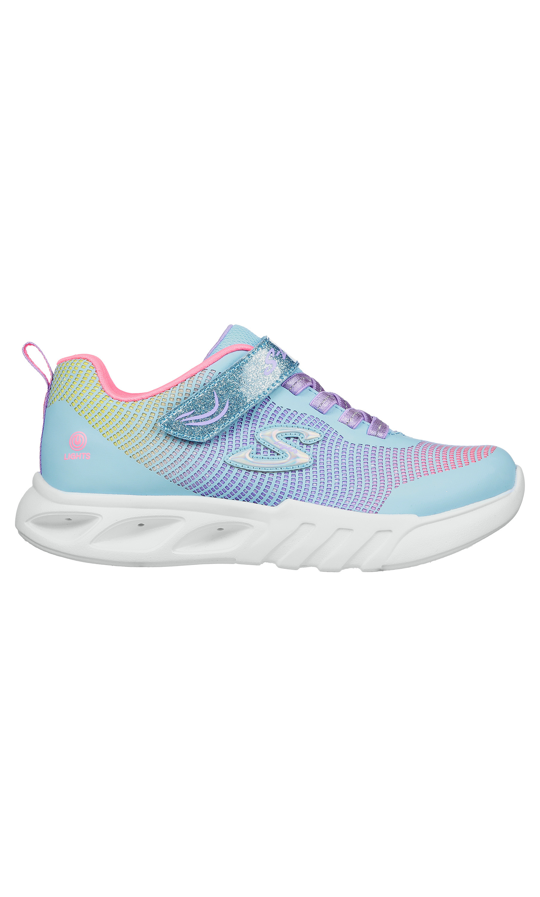 Skechers S Lights: Flicker Flash Girls Sneakers 303700L-girls-shoes-sneakers-image-3