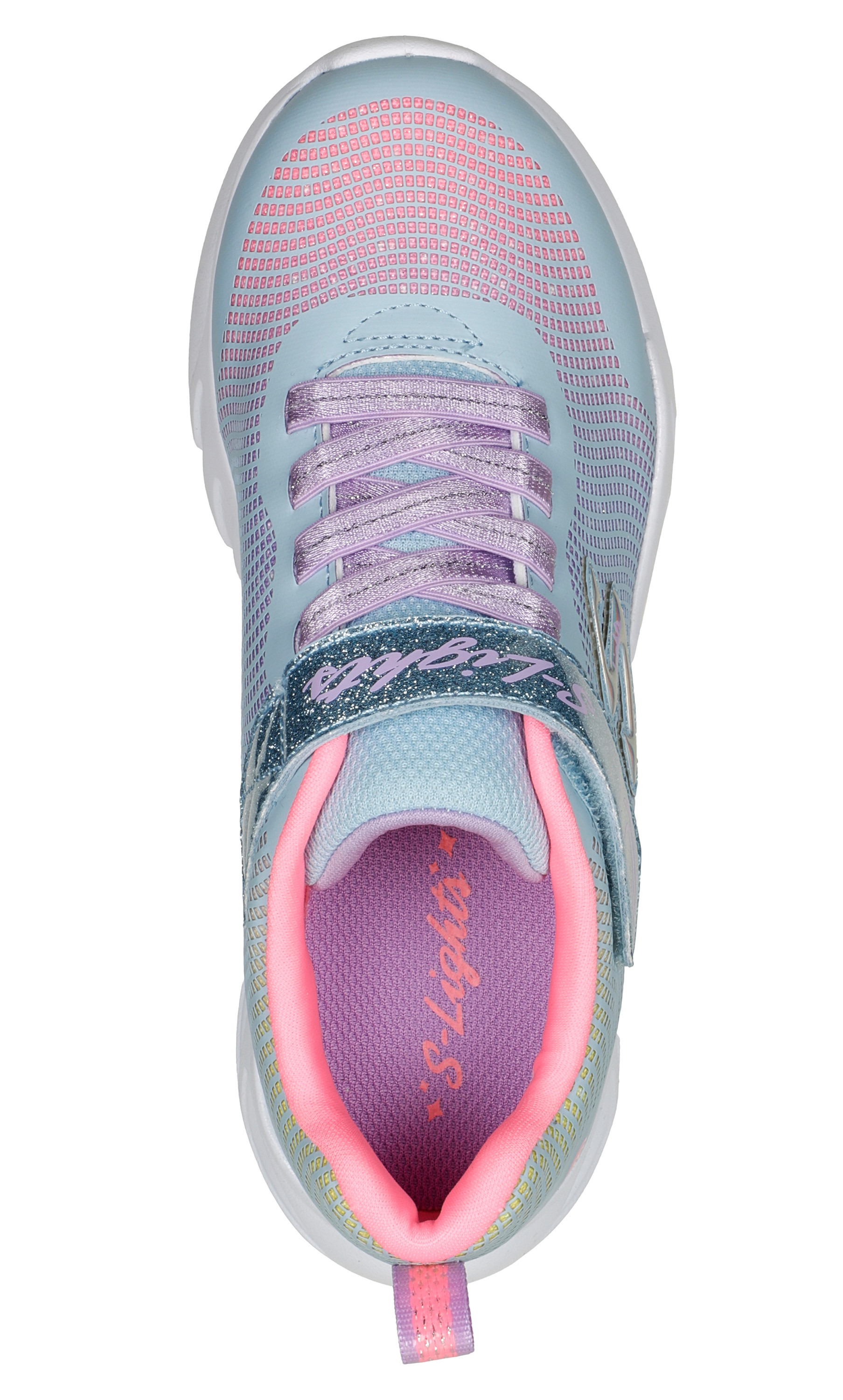 Skechers S Lights: Flicker Flash Girls Sneakers 303700L-girls-shoes-sneakers-image-6