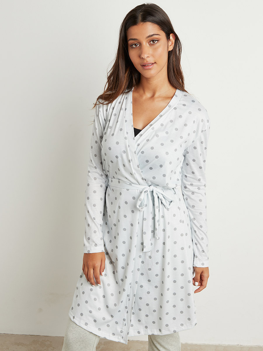 روب مطبوع بربطة خصر من ستايلي-women-clothing-nightwear-robes-image-2