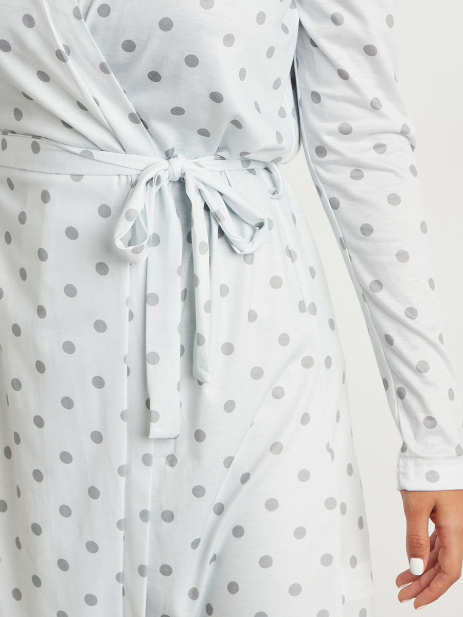 روب مطبوع بربطة خصر من ستايلي-women-clothing-nightwear-robes-image-4