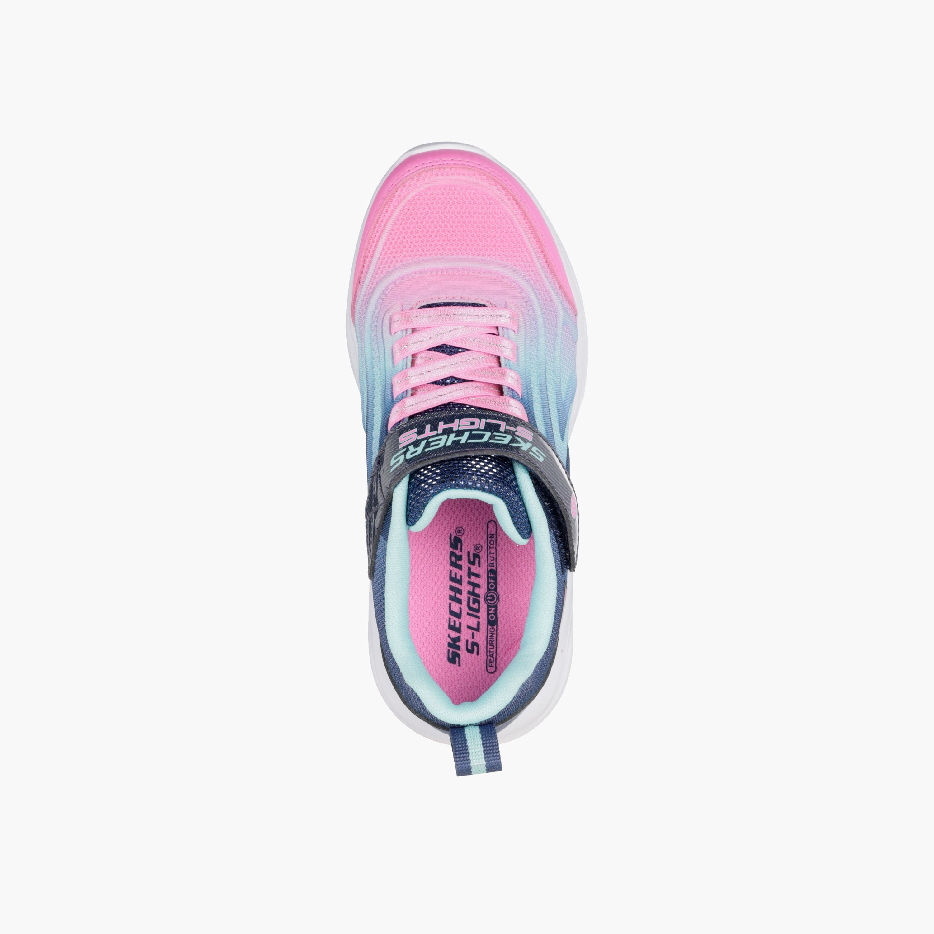 Skechers Girls SOLA GLOW Hook & Loop Sports Shoes-girls-shoes-sneakers-image-2