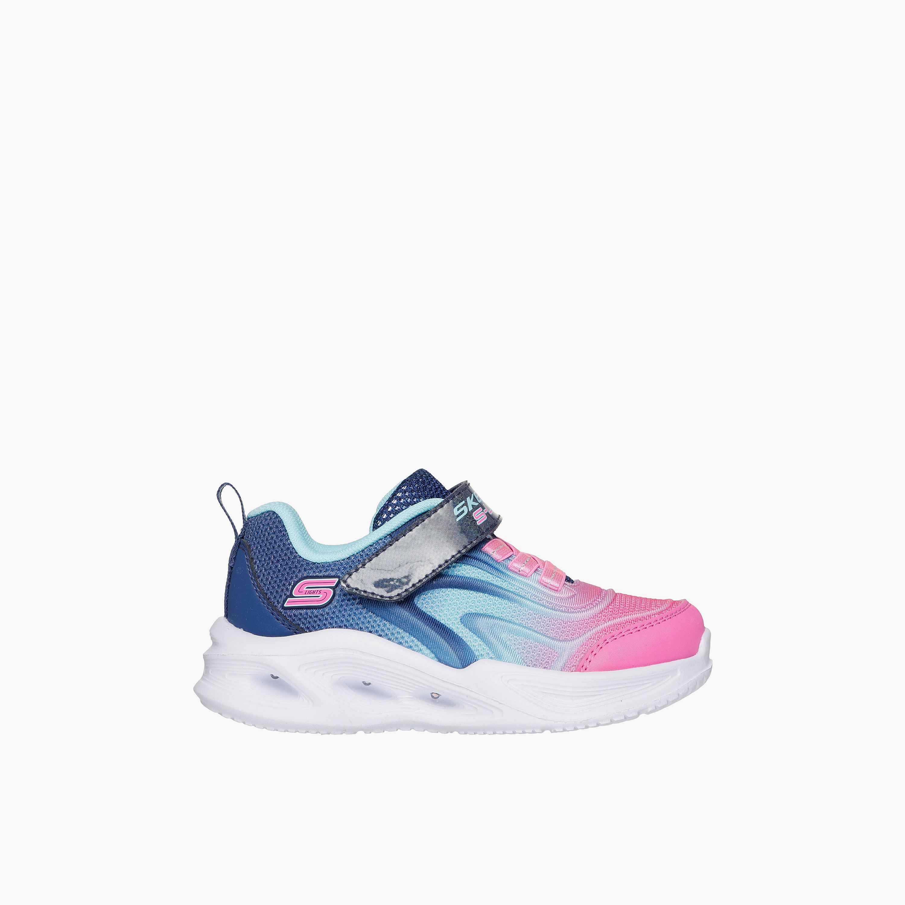 Skechers Girls SOLA GLOW Light-Up Sneakers - 303713N-NVMT-baby-girls-shoes-closedshoes-image-4