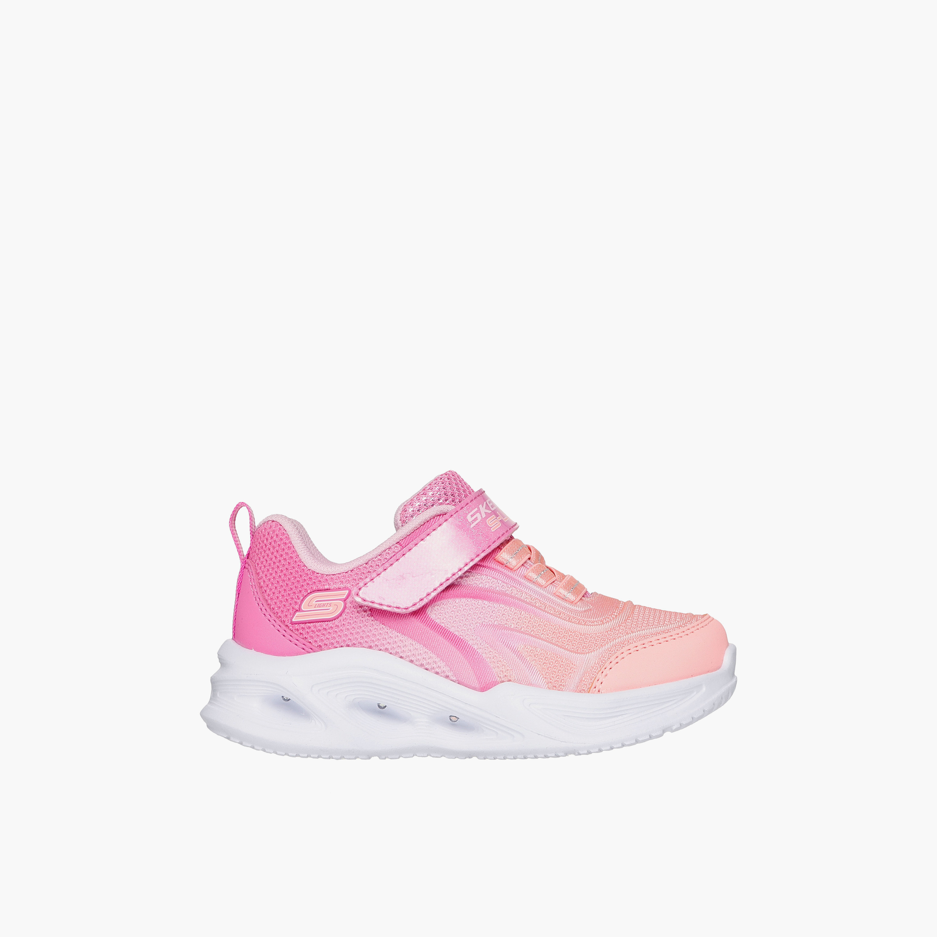 Skechers Girls SOLA GLOW - COLOR BR Light-Up Sneakers - 303713N-PKMT-baby-girls-shoes-closedshoes-image-4