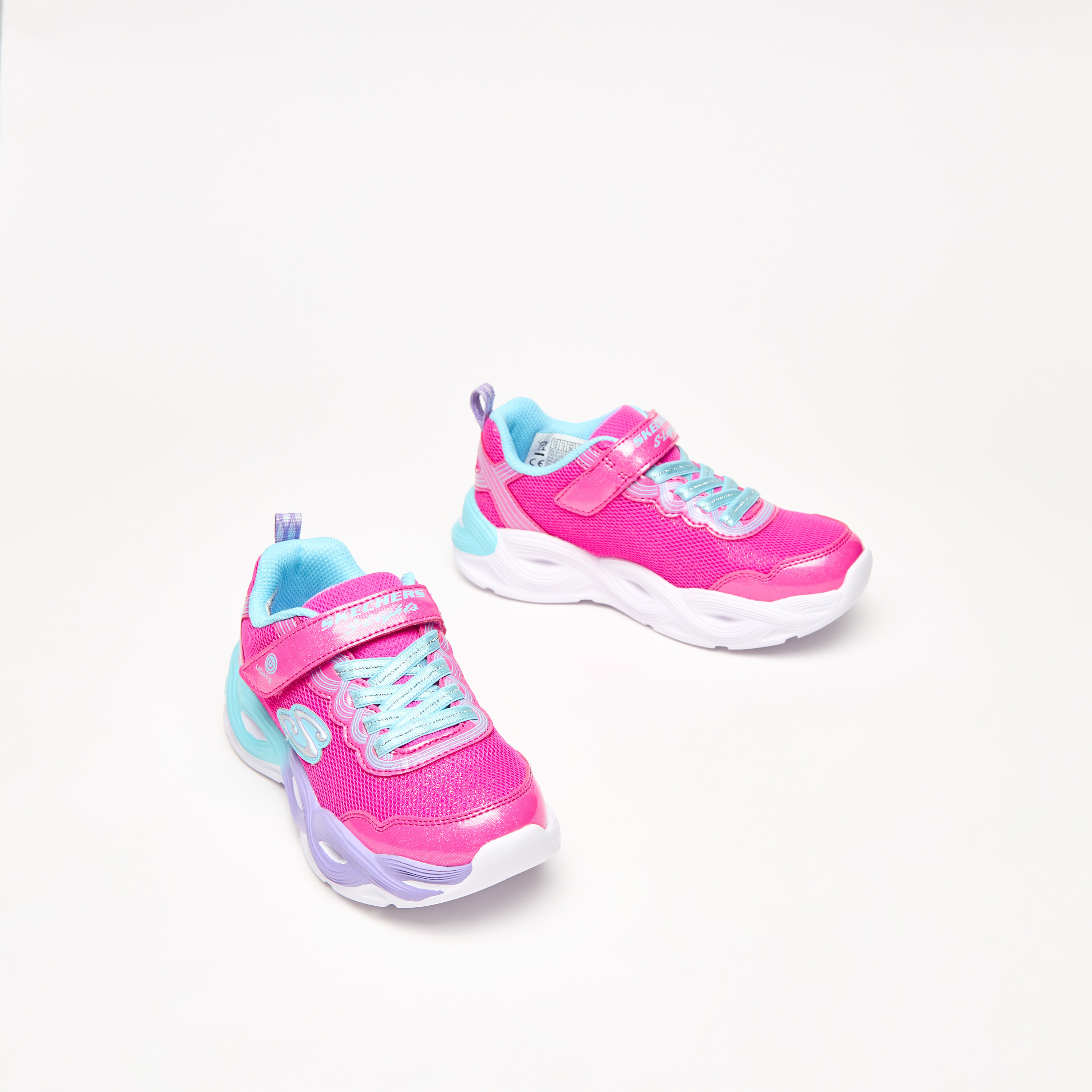 سكيتشرز حذاء رياضي تويستي جلو ميموري فوم للبنات 303717L-HPMT | OE-girls-shoes-sneakers-image-1
