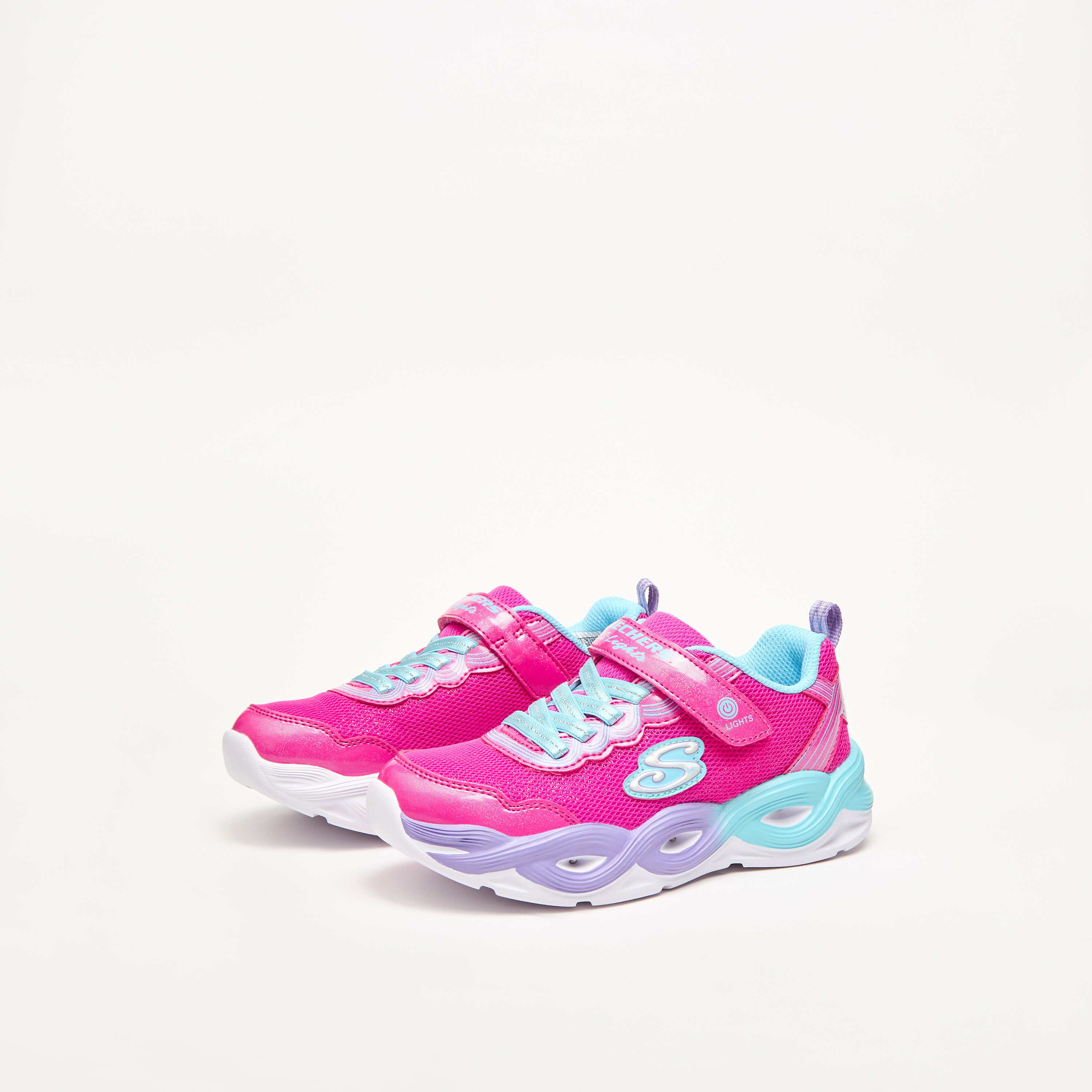سكيتشرز حذاء رياضي تويستي جلو ميموري فوم للبنات 303717L-HPMT | OE-girls-shoes-sneakers-image-2