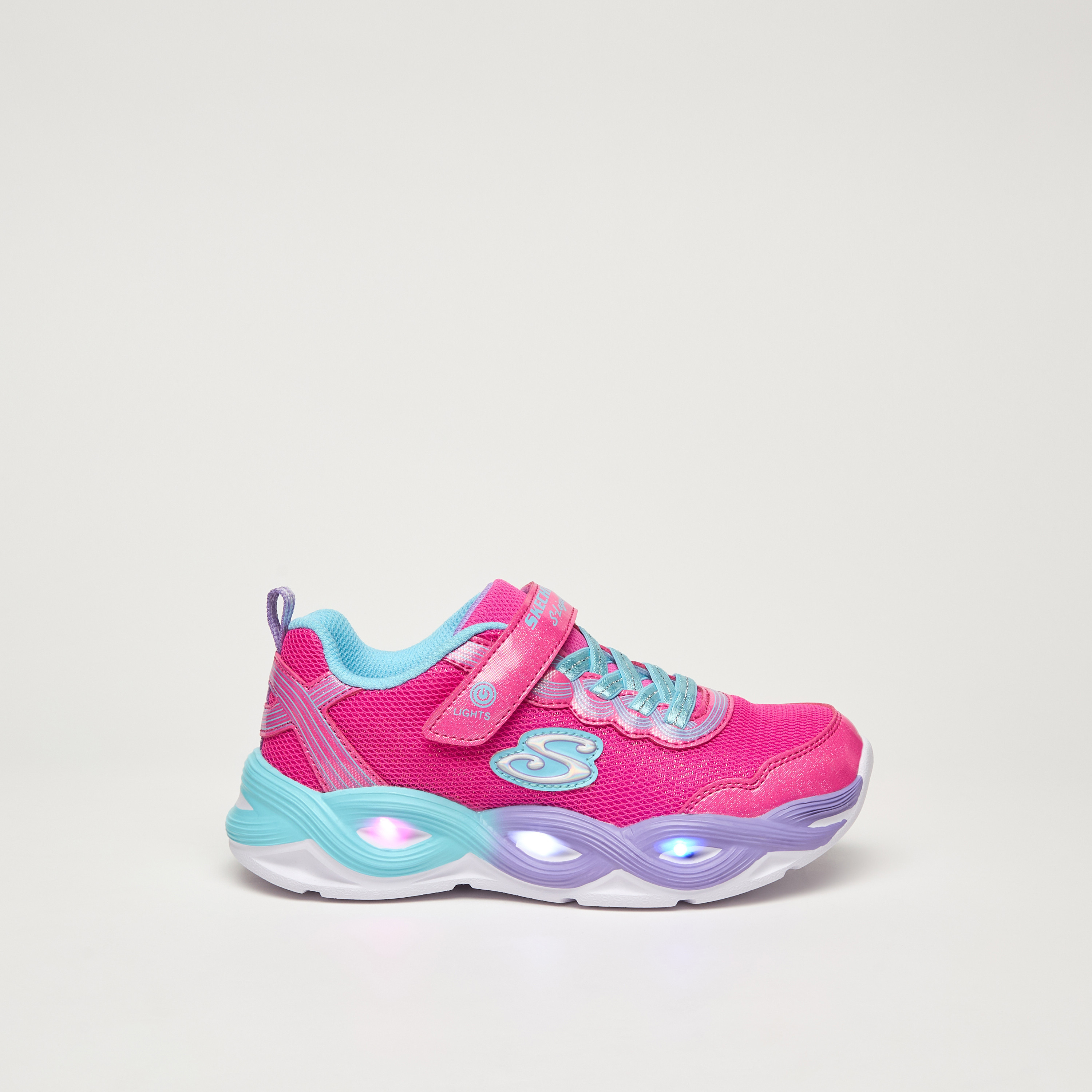 سكيتشرز حذاء رياضي تويستي جلو ميموري فوم للبنات 303717L-HPMT | OE-girls-shoes-sneakers-image-4