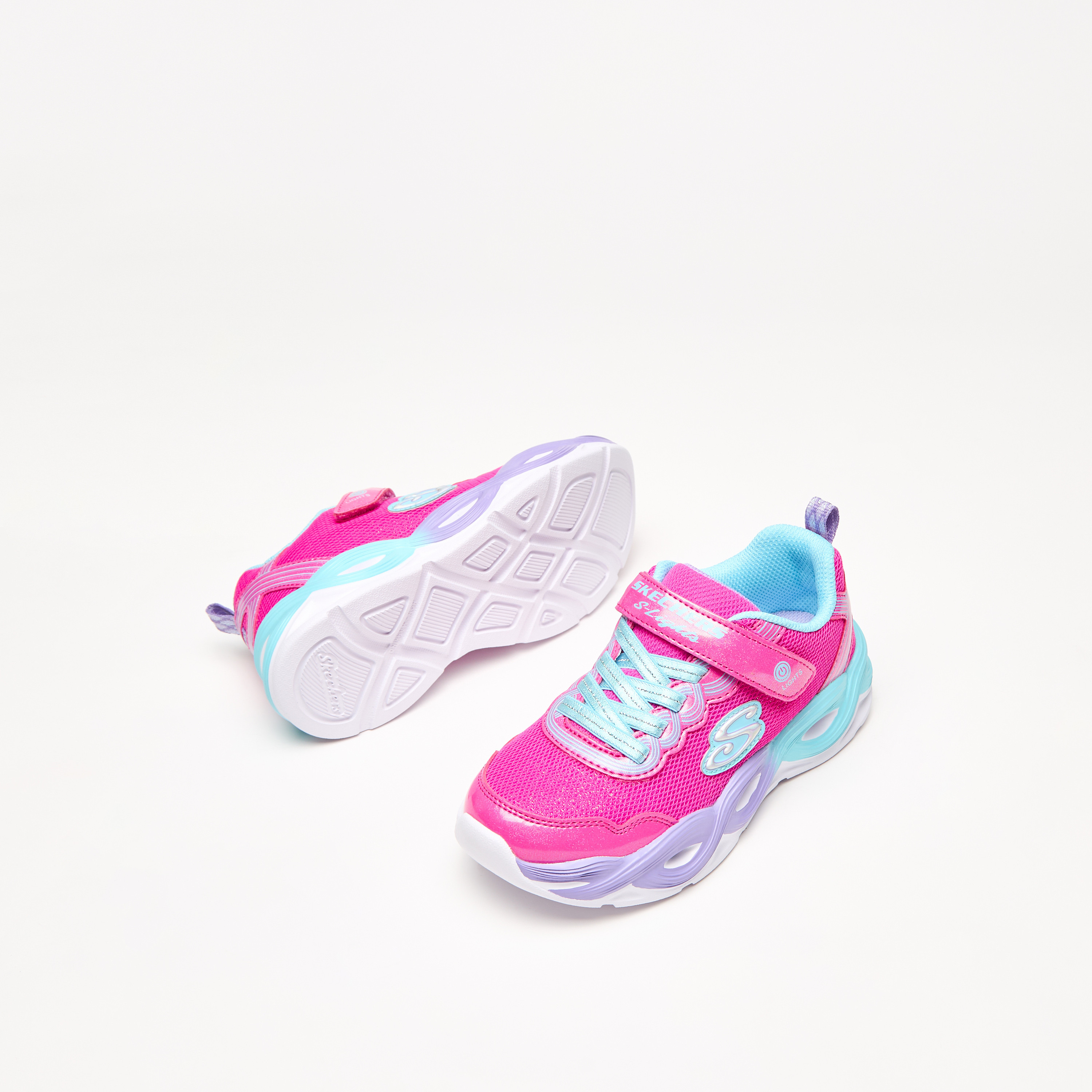 سكيتشرز حذاء رياضي تويستي جلو ميموري فوم للبنات 303717L-HPMT | OE-girls-shoes-sneakers-image-6