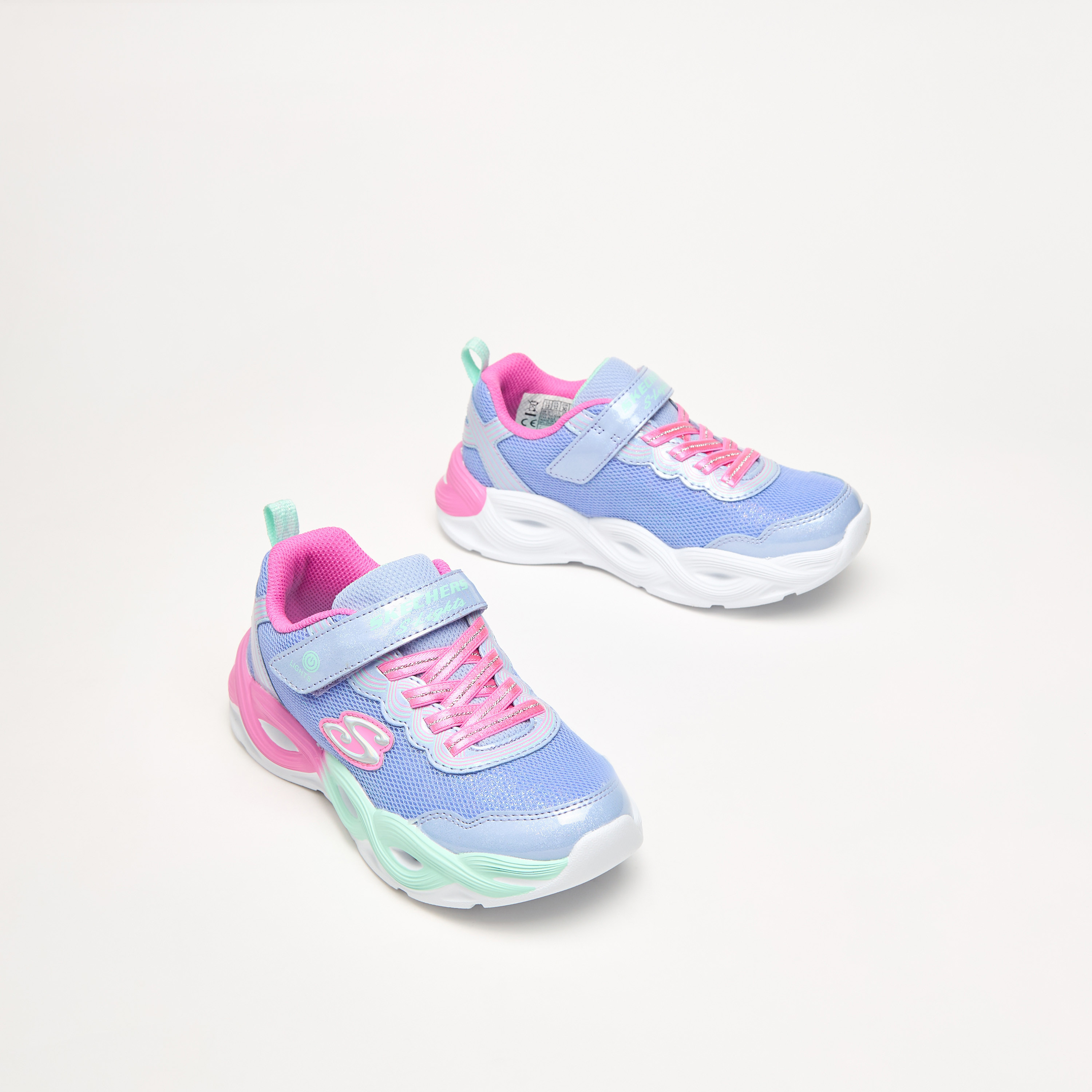 سكيتشرز حذاء رياضي تويستي جلو ميموري فوم للبنات 303717L-HPMT | OE-girls-shoes-sneakers-image-9