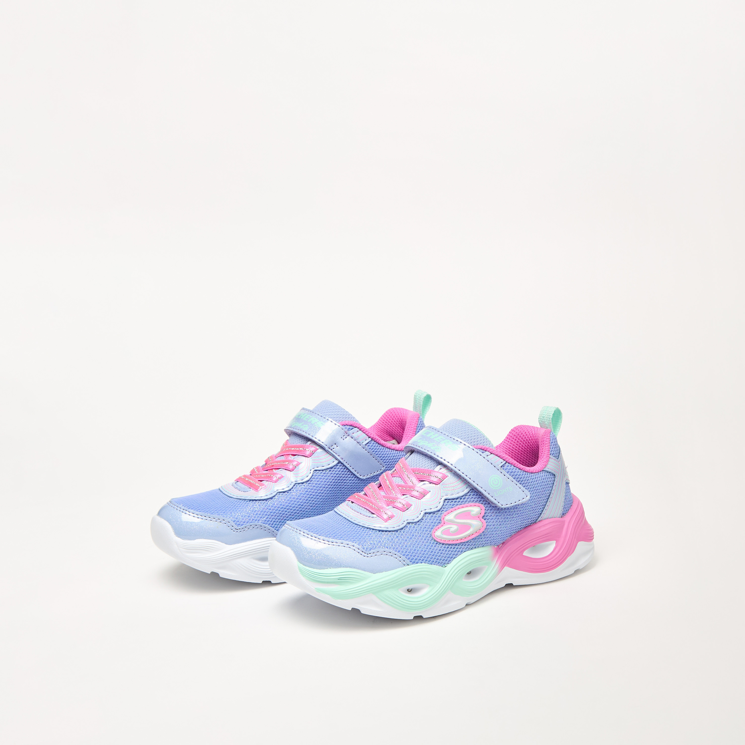 سكيتشرز حذاء رياضي تويستي جلو ميموري فوم للبنات 303717L-HPMT | OE-girls-shoes-sneakers-image-10