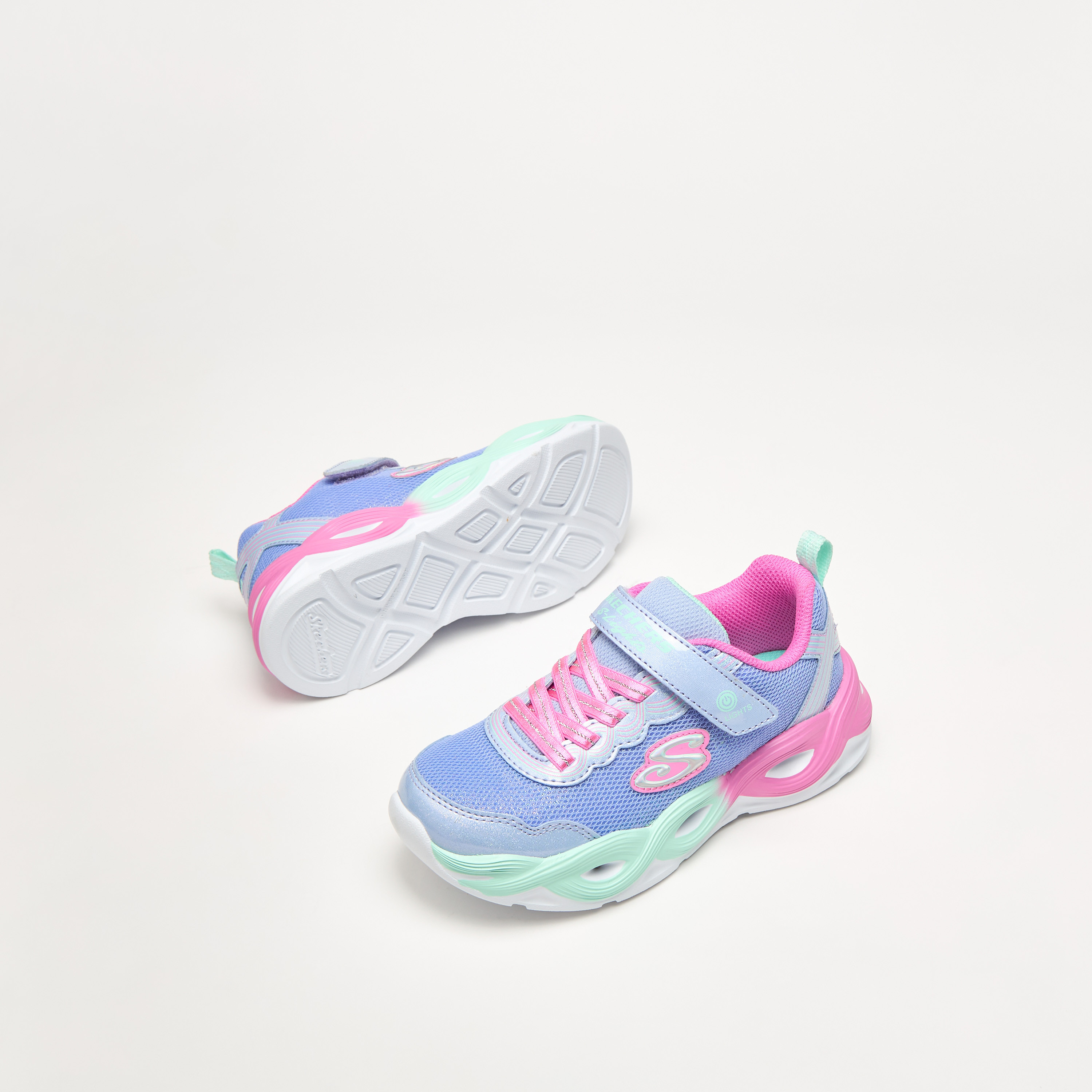 سكيتشرز حذاء رياضي تويستي جلو ميموري فوم للبنات 303717L-HPMT | OE-girls-shoes-sneakers-image-14