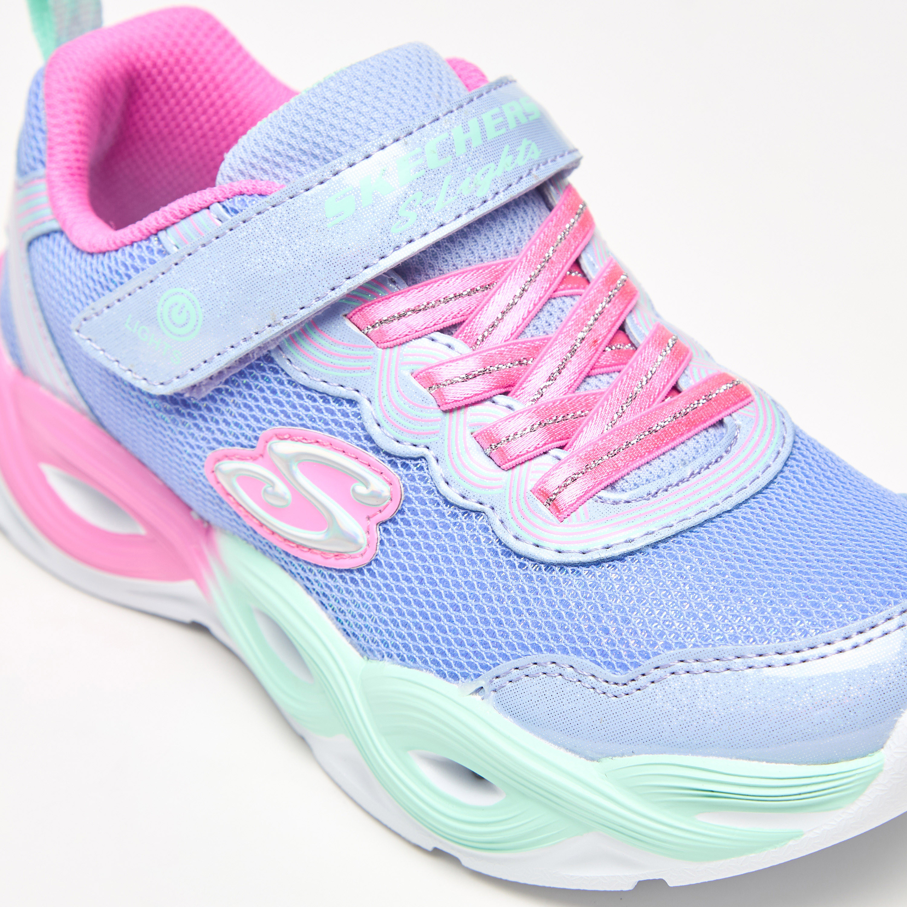 سكيتشرز حذاء رياضي تويستي جلو ميموري فوم للبنات 303717L-HPMT | OE-girls-shoes-sneakers-image-15
