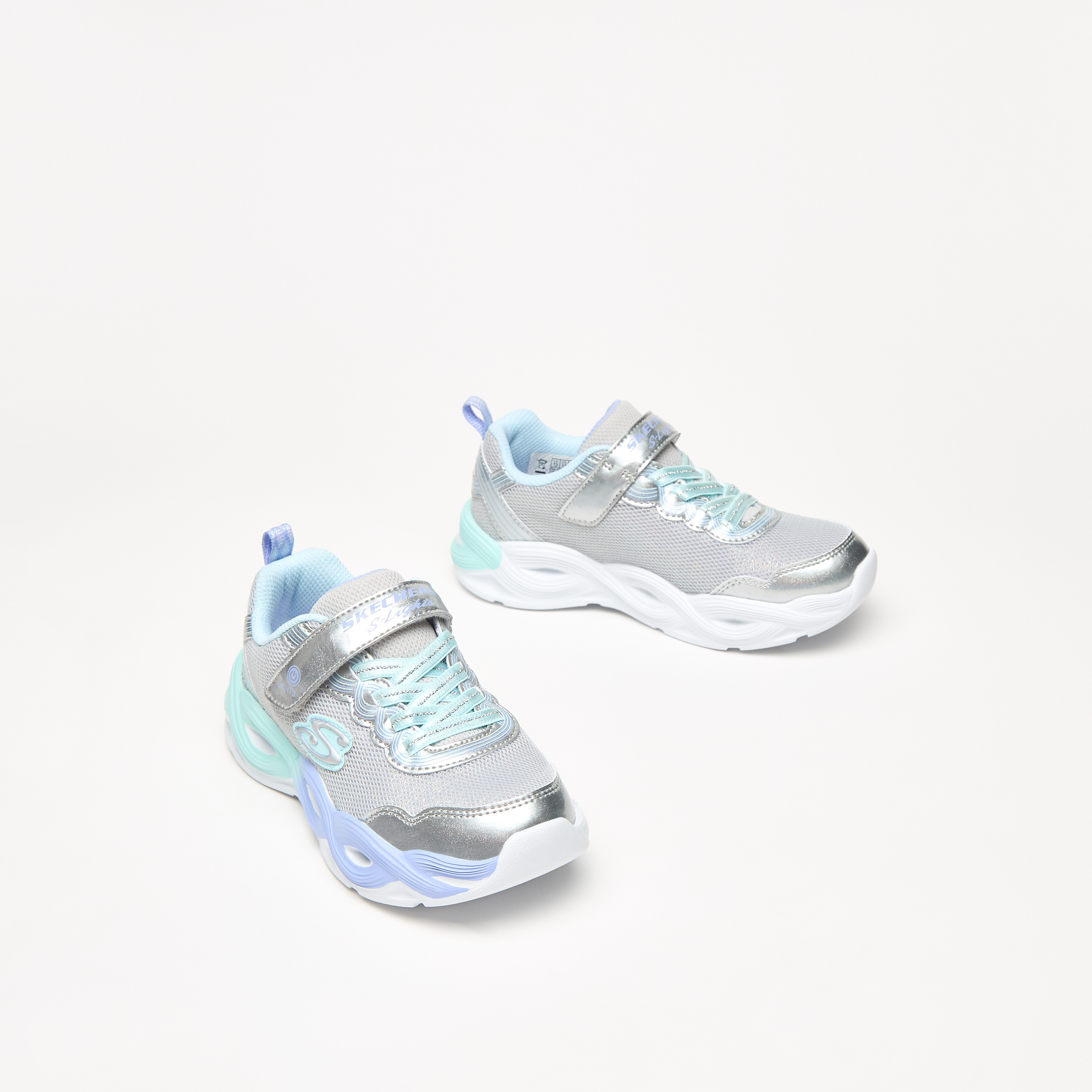 سكيتشرز حذاء رياضي تويستي جلو ميموري فوم للبنات 303717L-HPMT | OE-girls-shoes-sneakers-image-17