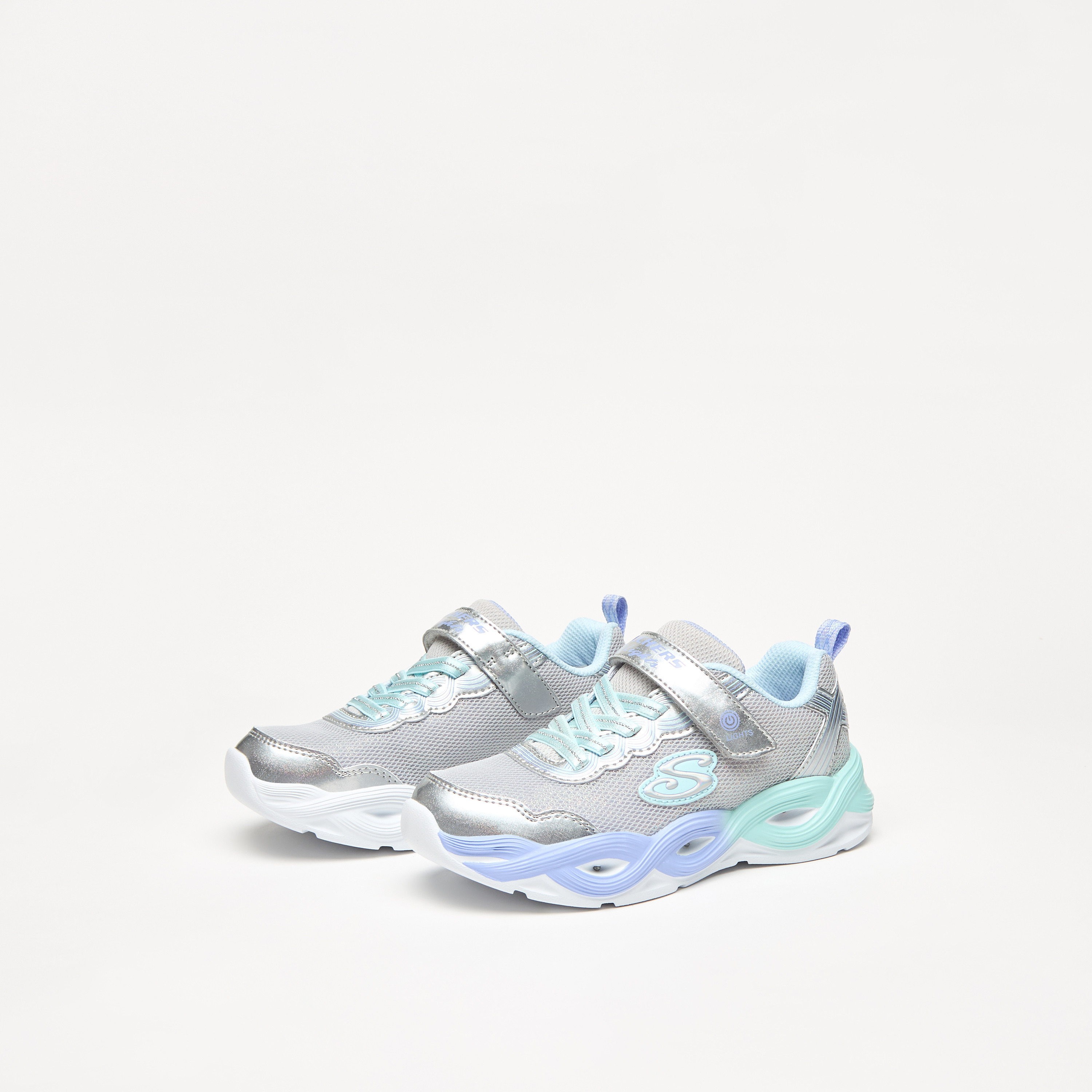 سكيتشرز حذاء رياضي تويستي جلو ميموري فوم للبنات 303717L-HPMT | OE-girls-shoes-sneakers-image-18