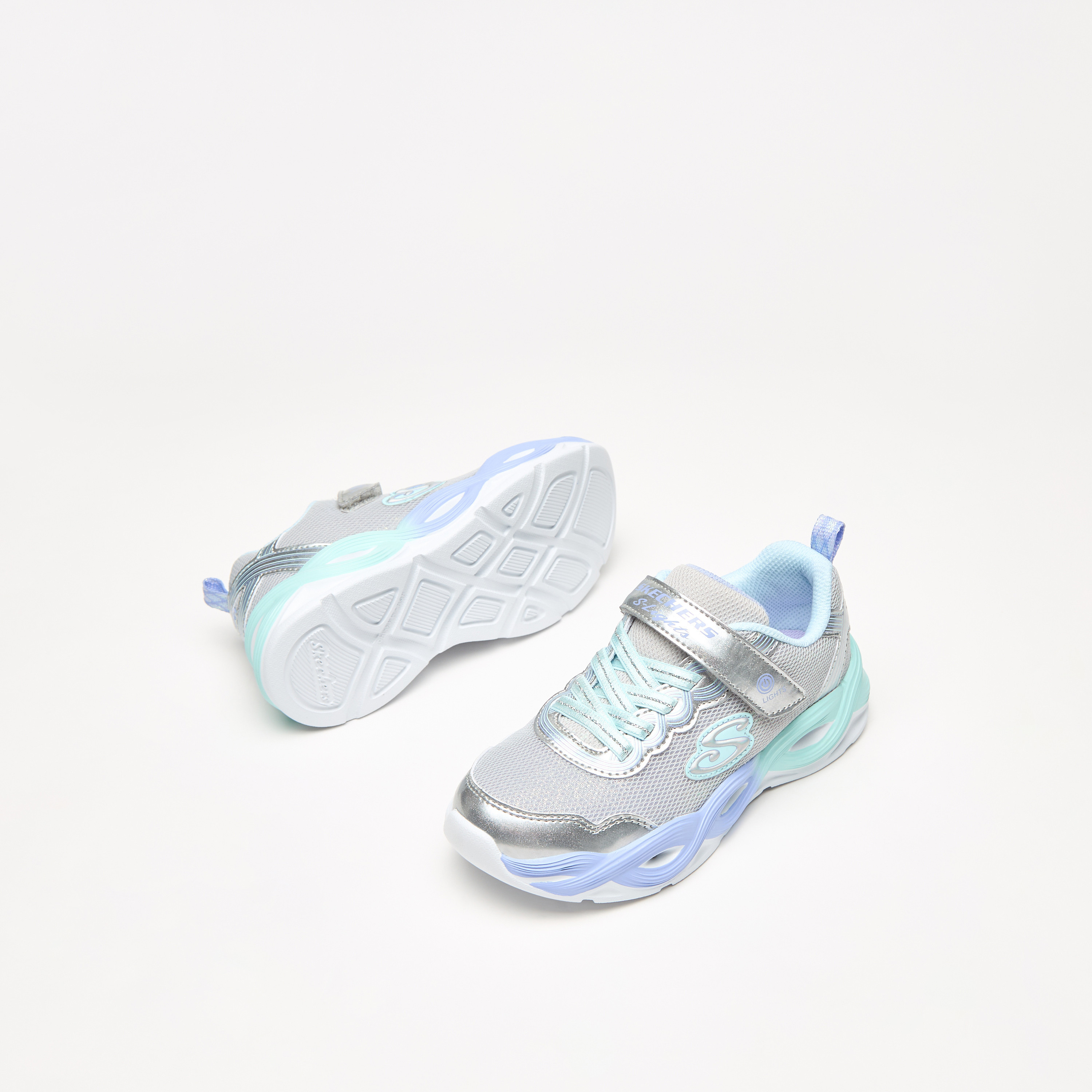 سكيتشرز حذاء رياضي تويستي جلو ميموري فوم للبنات 303717L-HPMT | OE-girls-shoes-sneakers-image-22