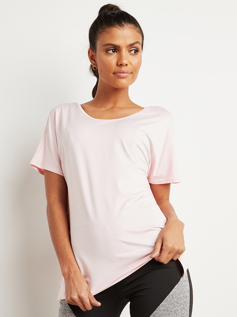 تيشيرت رياضي بفتحة جانبية من ستايلي-sports-women-clothing-tshirtsandvests-image-6