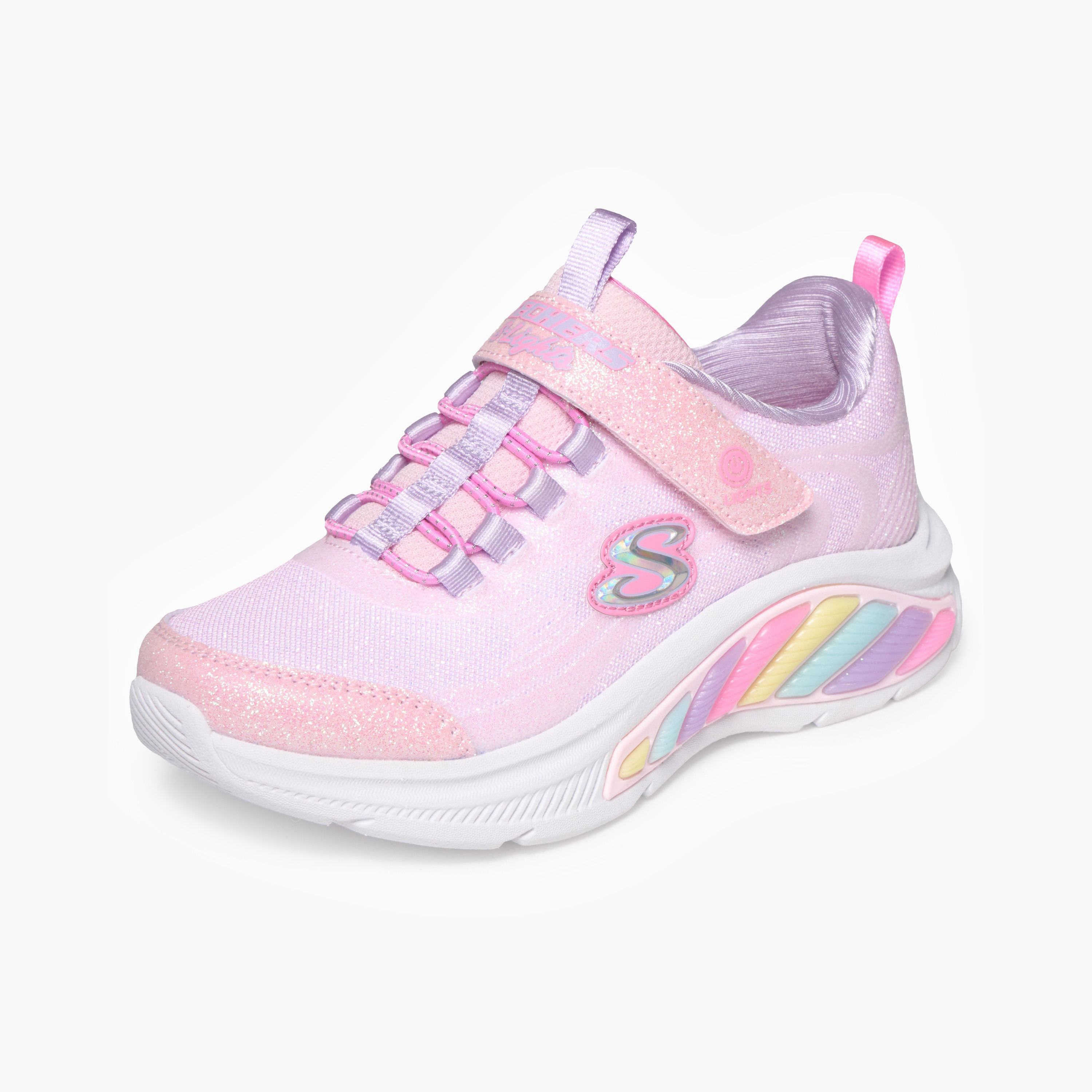 حذاء رياضي للبنات رينبو كروزرز بإضاءة من سكيتشرز-girls-shoes-sneakers-image-3