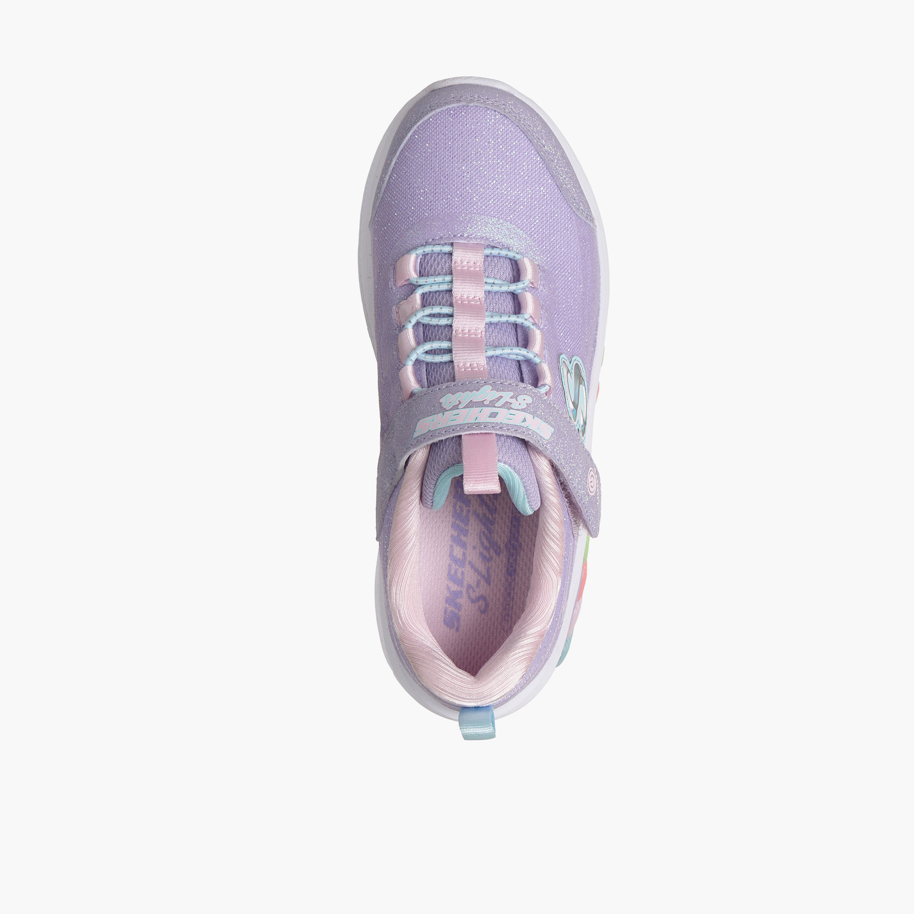 Skechers Girls RAINBOW CRUISERS Hook & Loop Sneakers-girls-shoes-sports-image-2