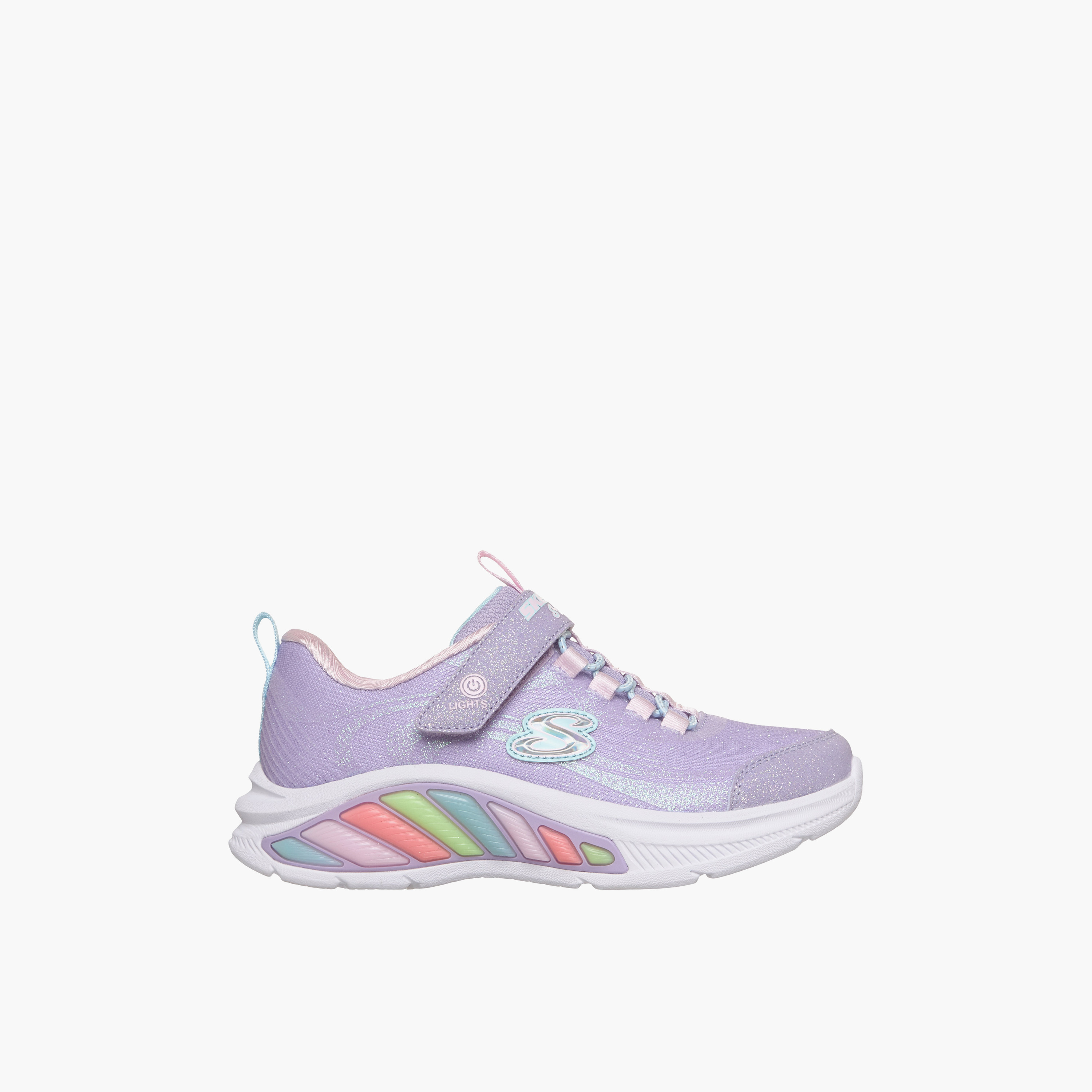 Skechers Girls RAINBOW CRUISERS Hook & Loop Sneakers-girls-shoes-sports-image-3