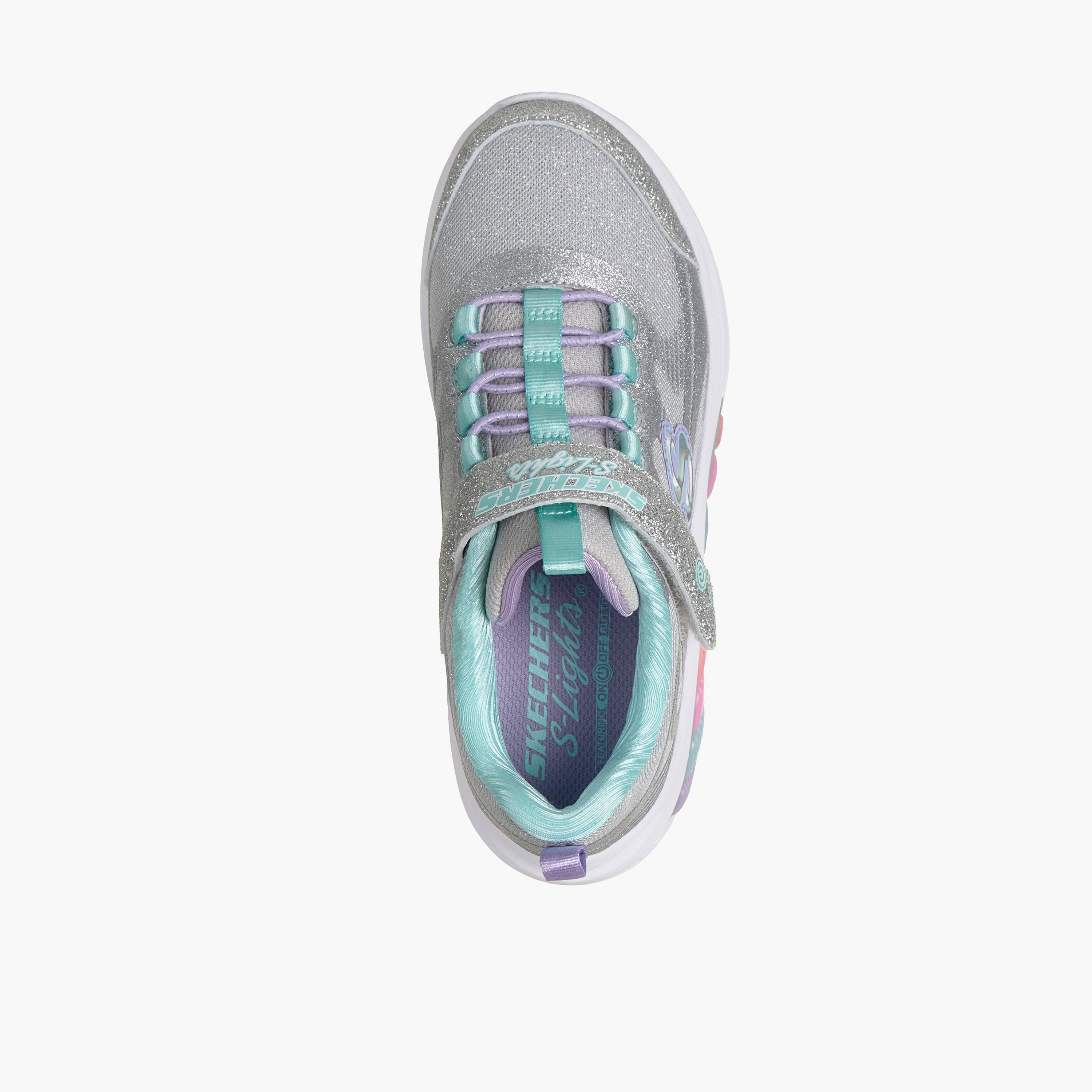 Skechers Girls RAINBOW CRUISERS Hook & Loop Sneakers-girls-shoes-sports-image-2