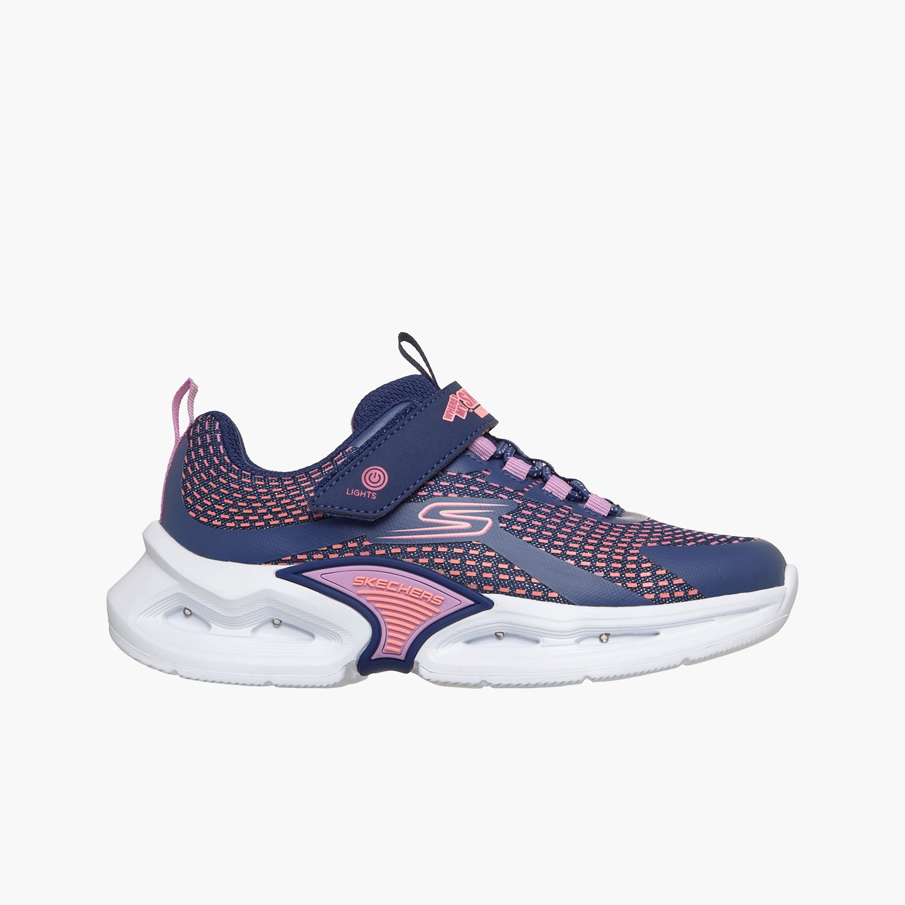 Skechers Girls KINETIC-LIGHTS Light-Up Sports Shoes-girls-shoes-sneakers-image-1
