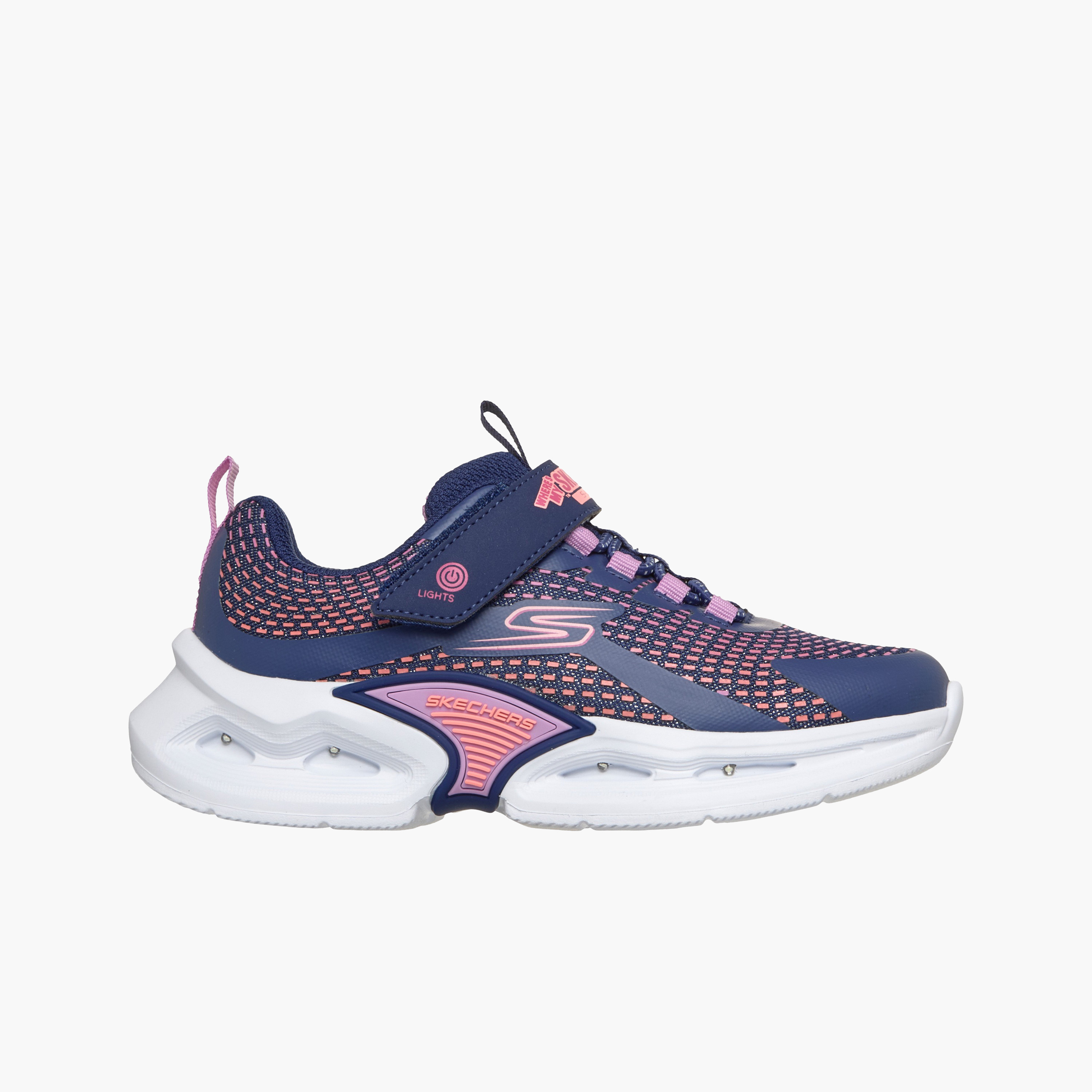 Skechers Girls KINETIC-LIGHTS Light-Up Sports Shoes-girls-shoes-sneakers-image-2